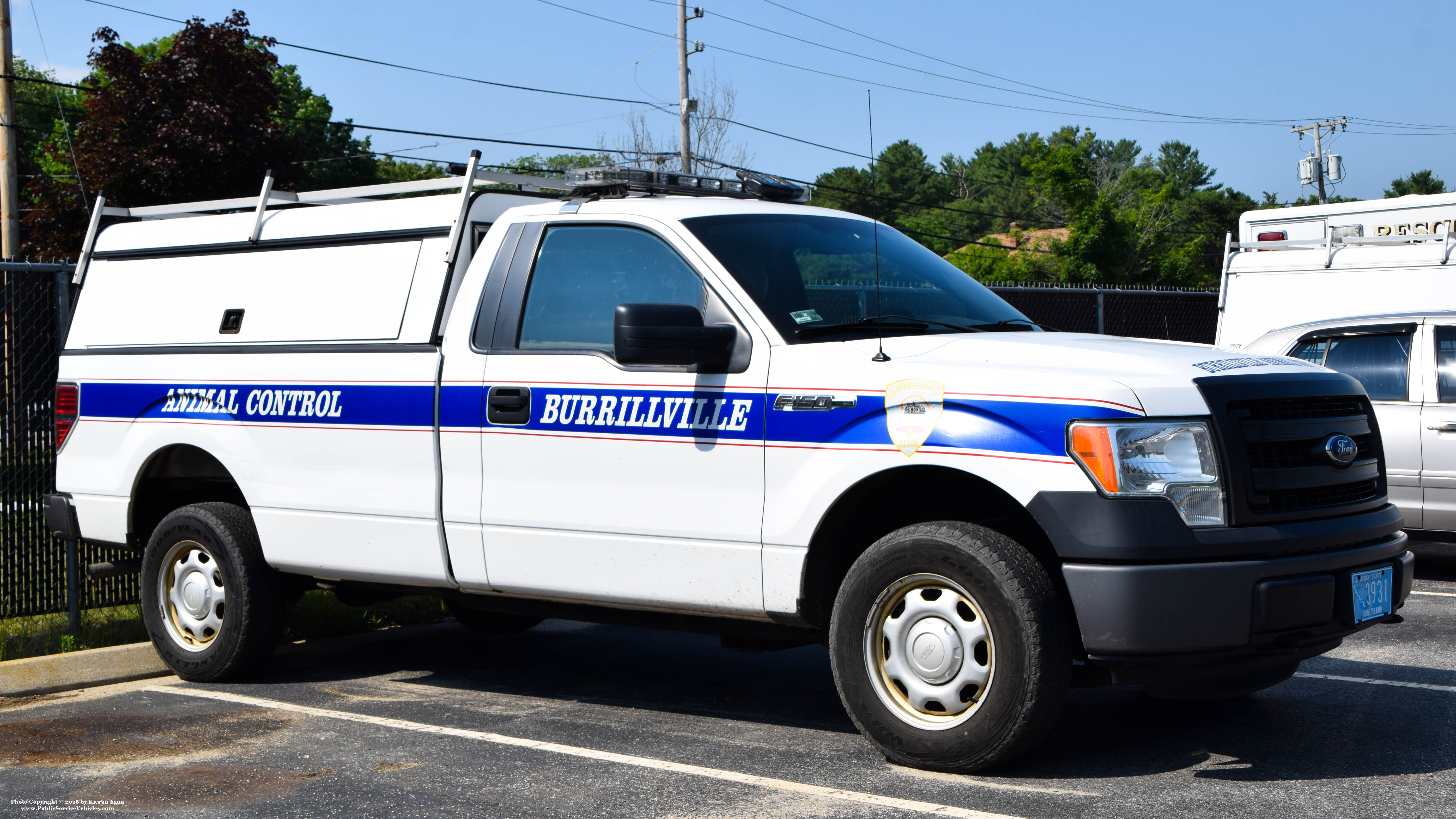 A photo  of Burrillville Police
            Cruiser 3931, a 2009-2014 Ford F-150             taken by Kieran Egan