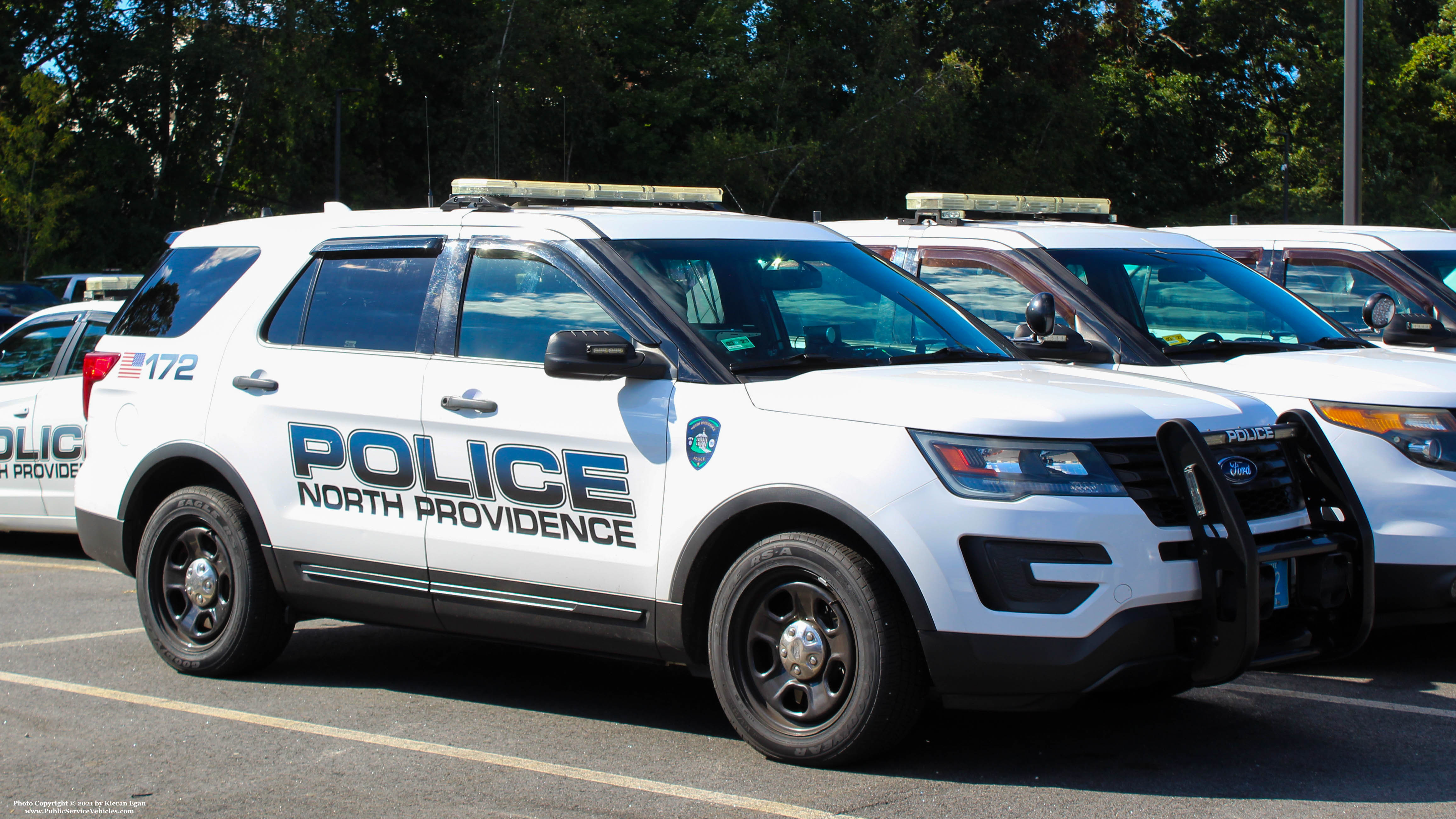 A photo  of North Providence Police
            Cruiser 172, a 2017 Ford Police Interceptor Utility             taken by Kieran Egan