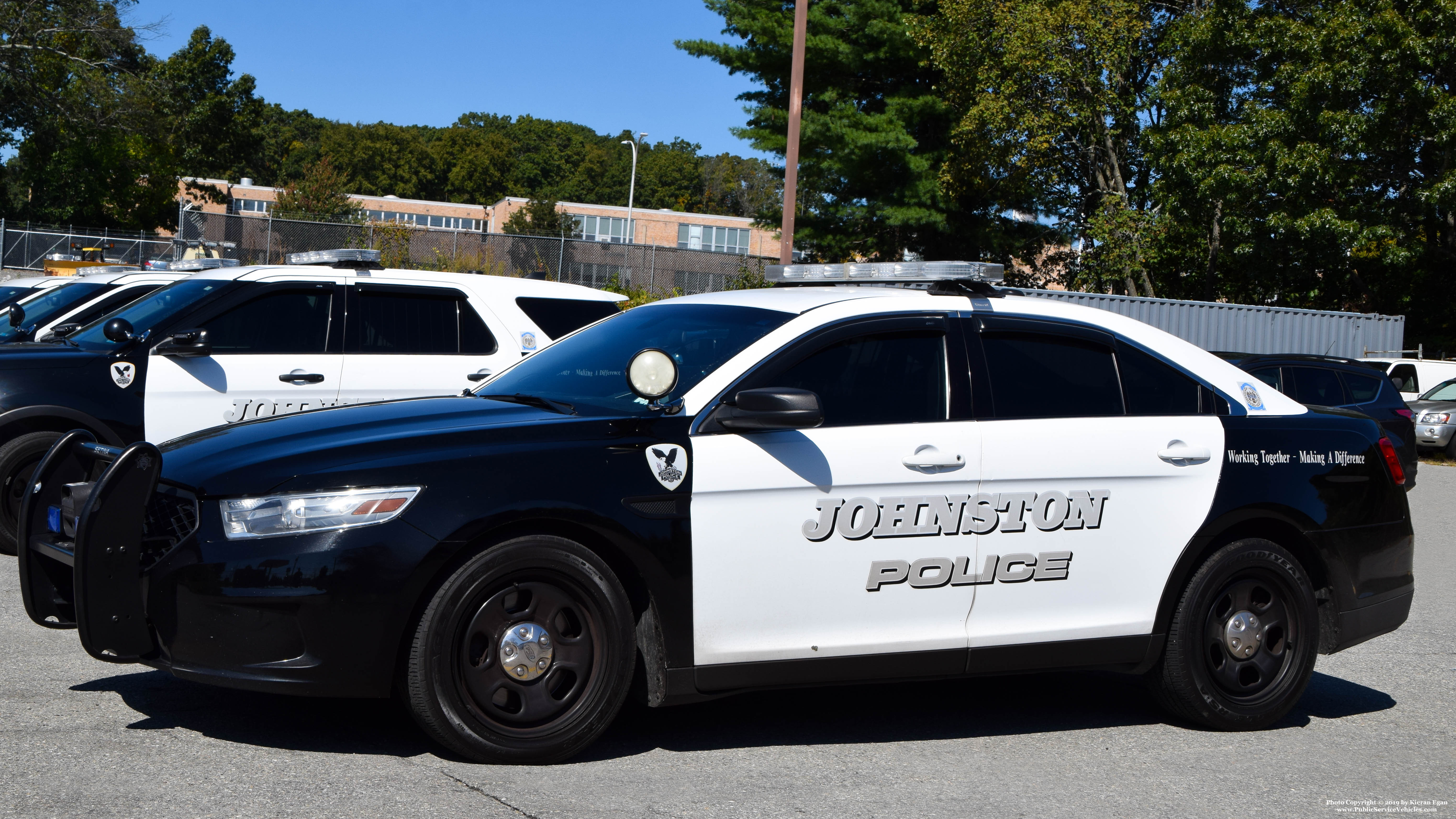 A photo  of Johnston Police
            Cruiser 534, a 2014 Ford Police Interceptor Sedan             taken by Kieran Egan