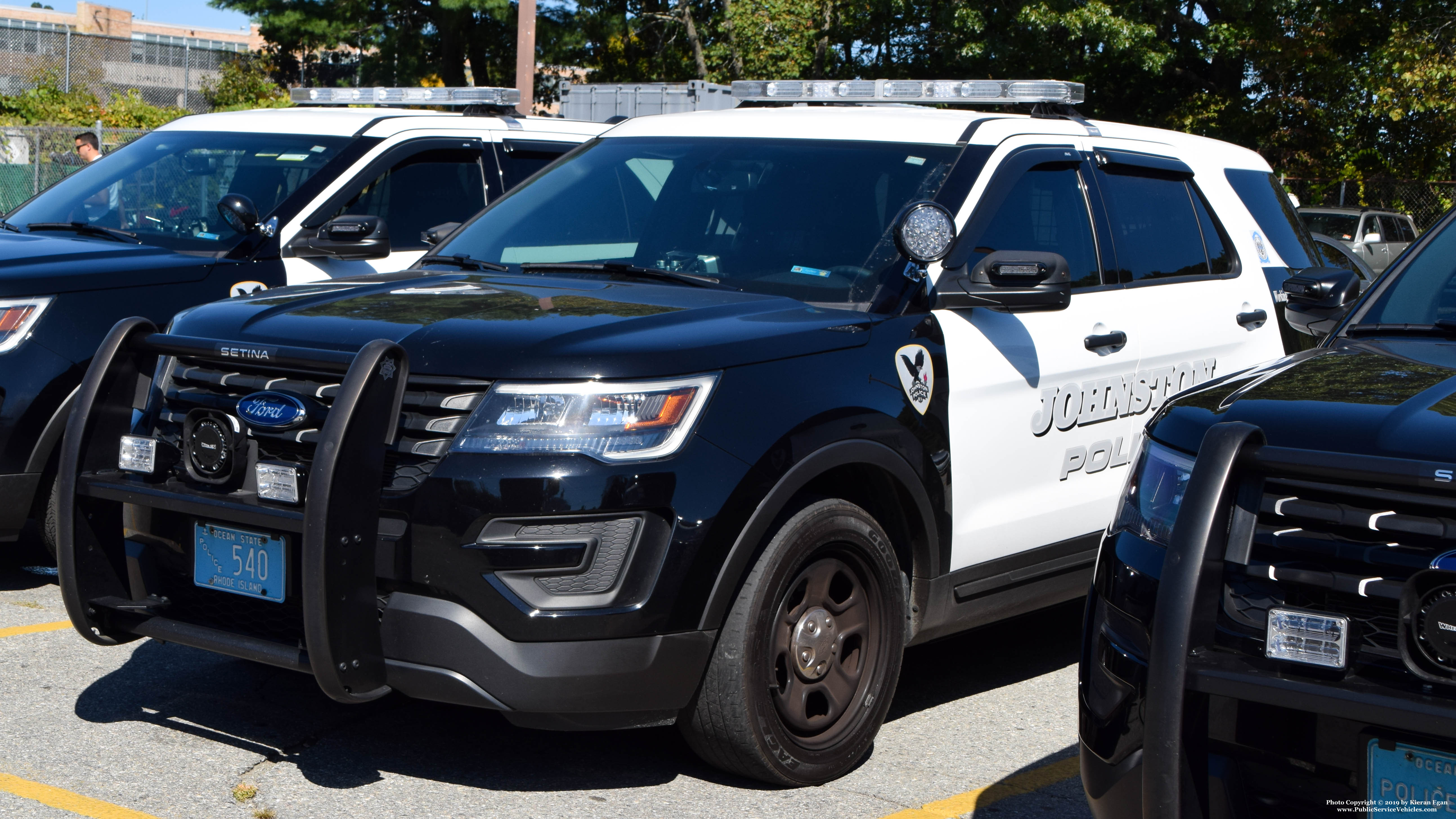 A photo  of Johnston Police
            Cruiser 540, a 2019 Ford Police Interceptor Utility             taken by Kieran Egan