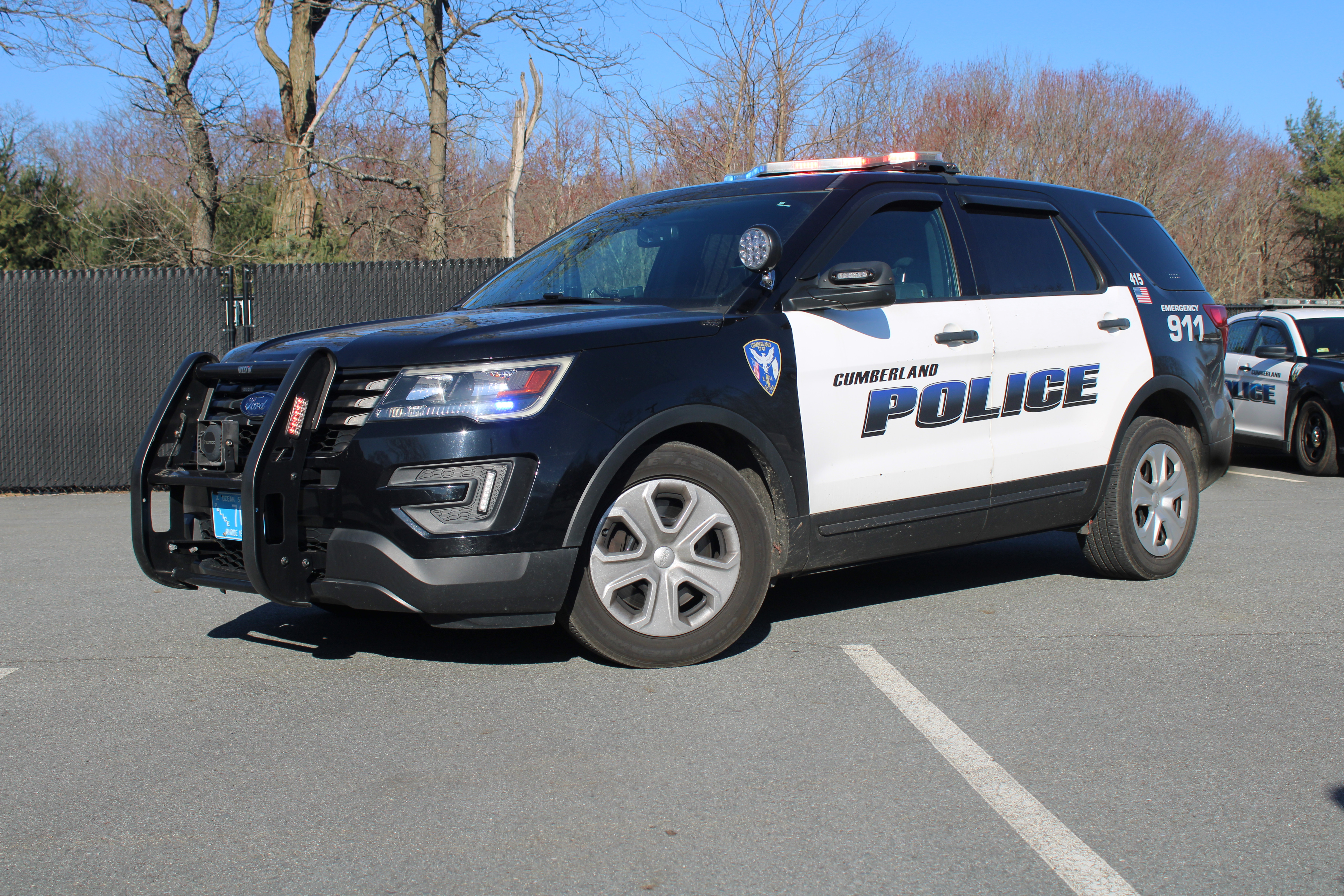 A photo  of Cumberland Police
            Cruiser 415, a 2018 Ford Police Interceptor Utility             taken by @riemergencyvehicles