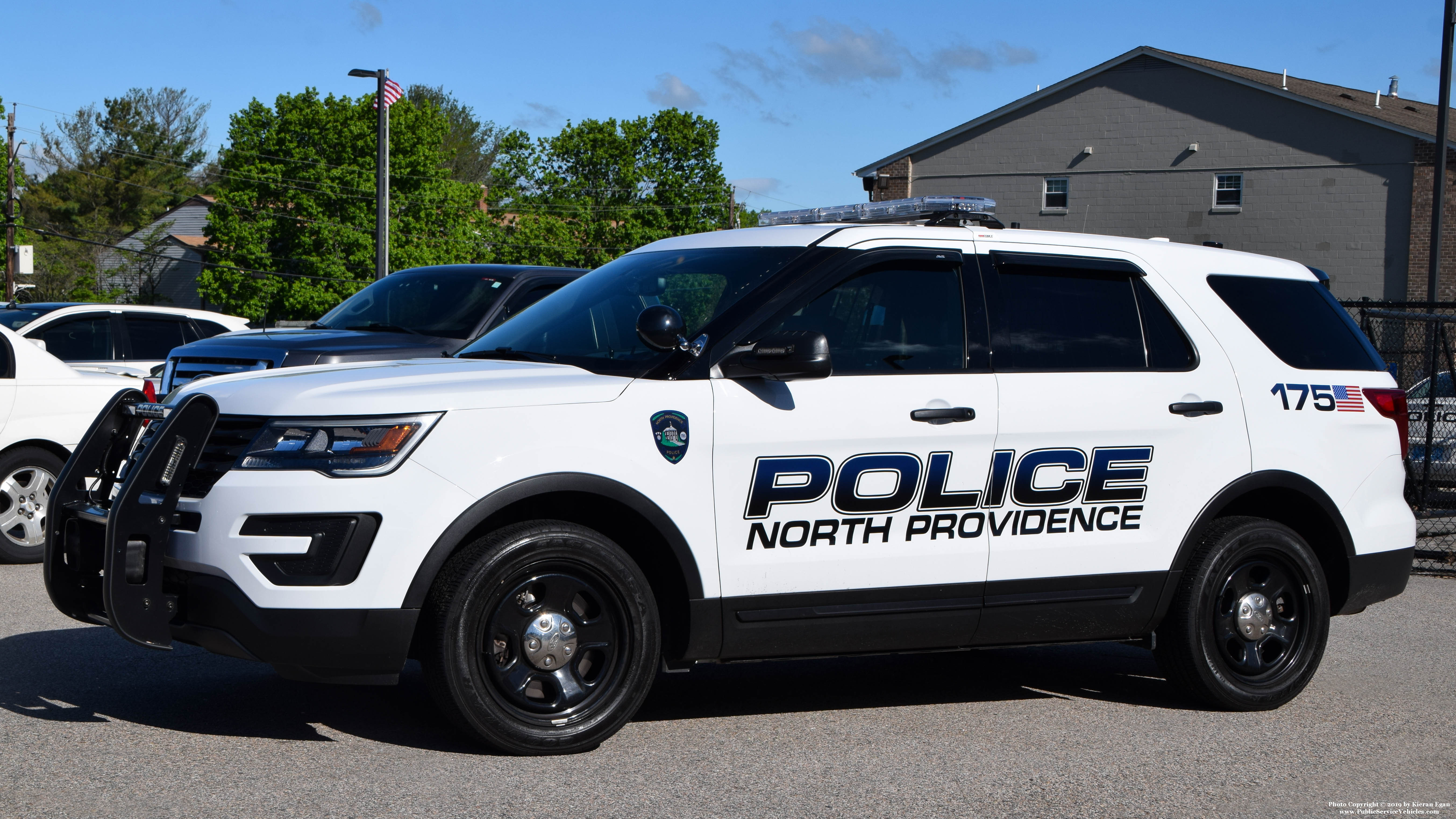A photo  of North Providence Police
            Cruiser 175, a 2019 Ford Police Interceptor Utility             taken by Kieran Egan