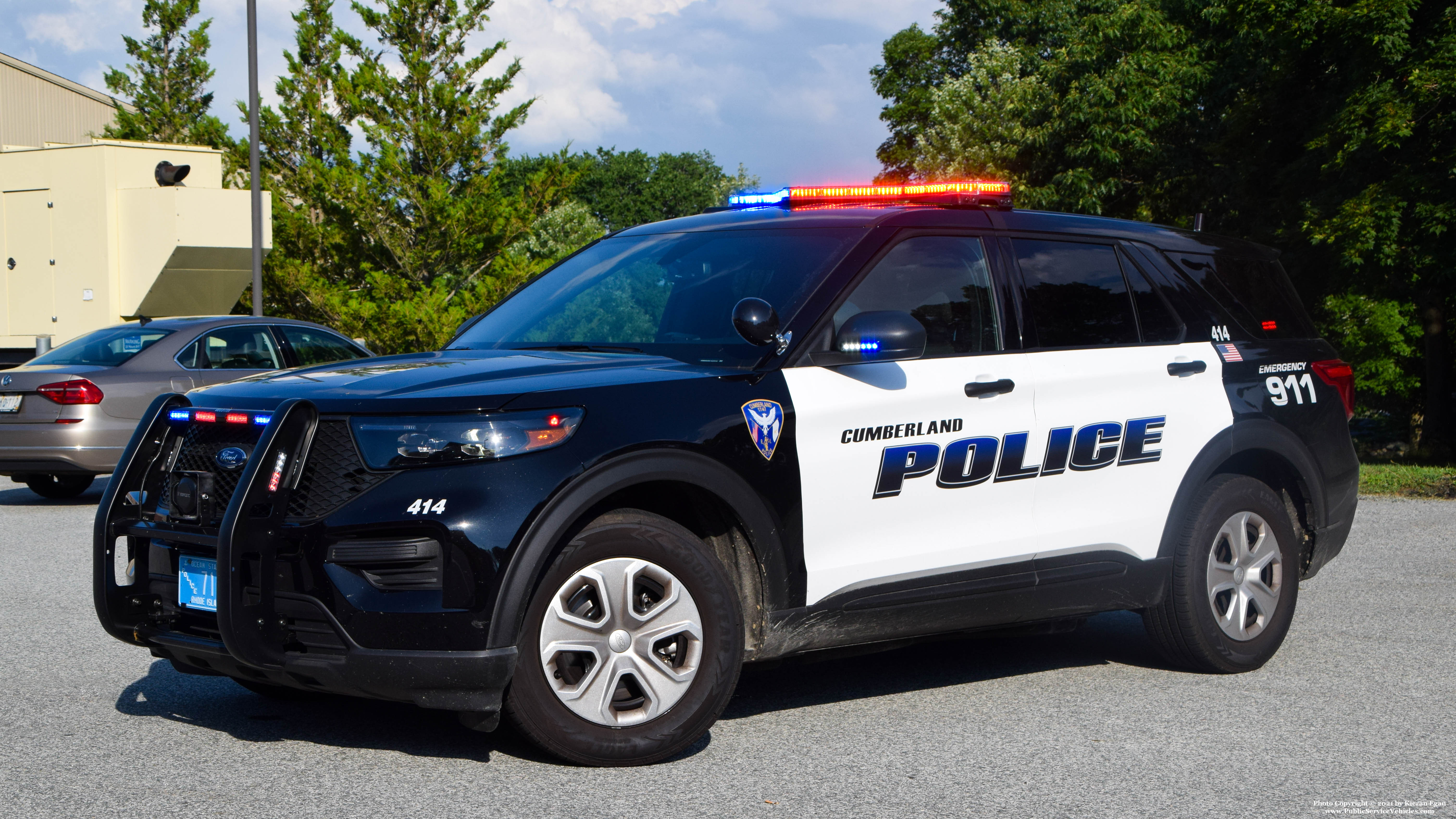A photo  of Cumberland Police
            Cruiser 414, a 2020 Ford Police Interceptor Utility             taken by Kieran Egan