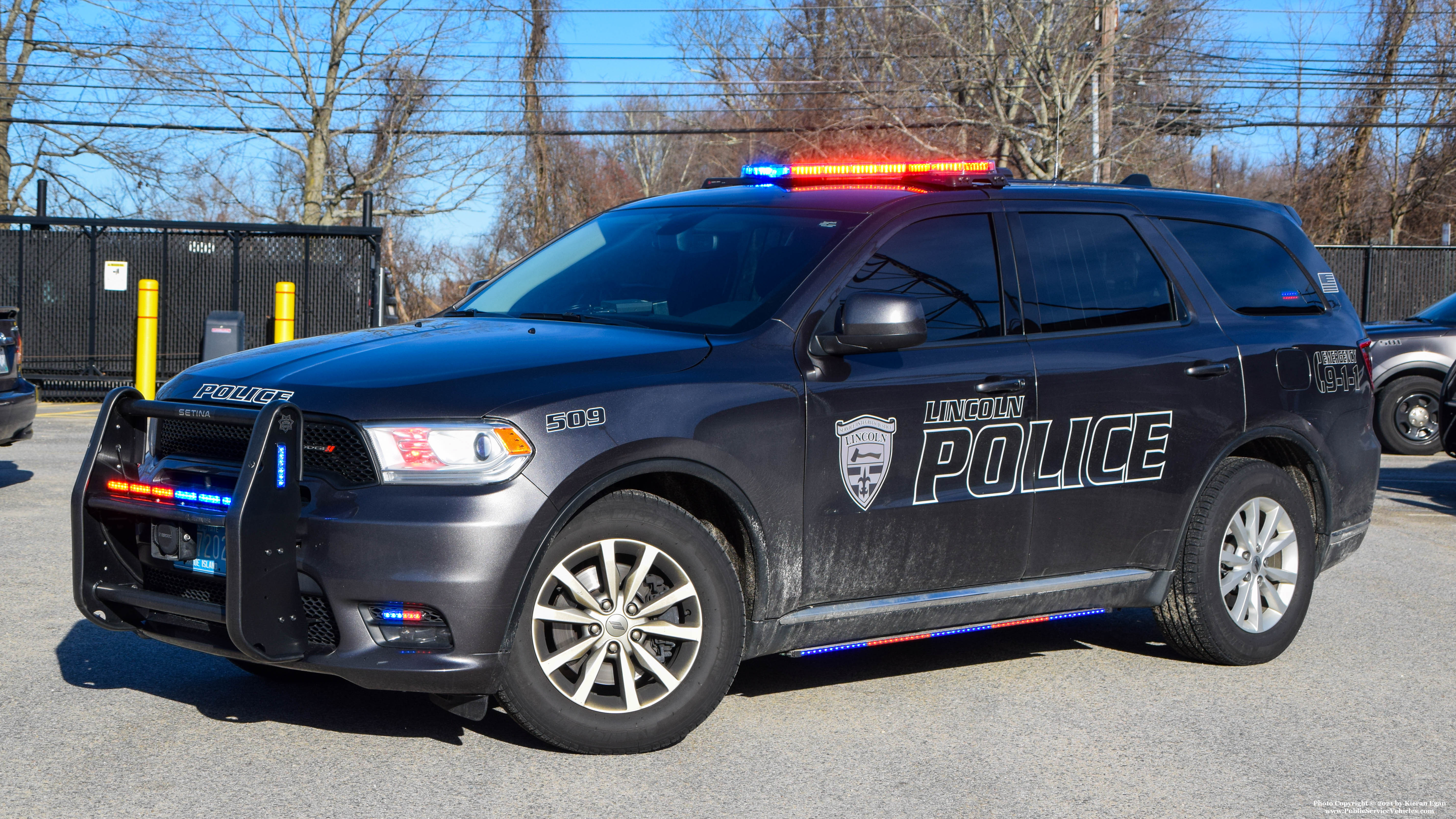 A photo  of Lincoln Police
            Cruiser 509, a 2019 Dodge Durango             taken by Kieran Egan