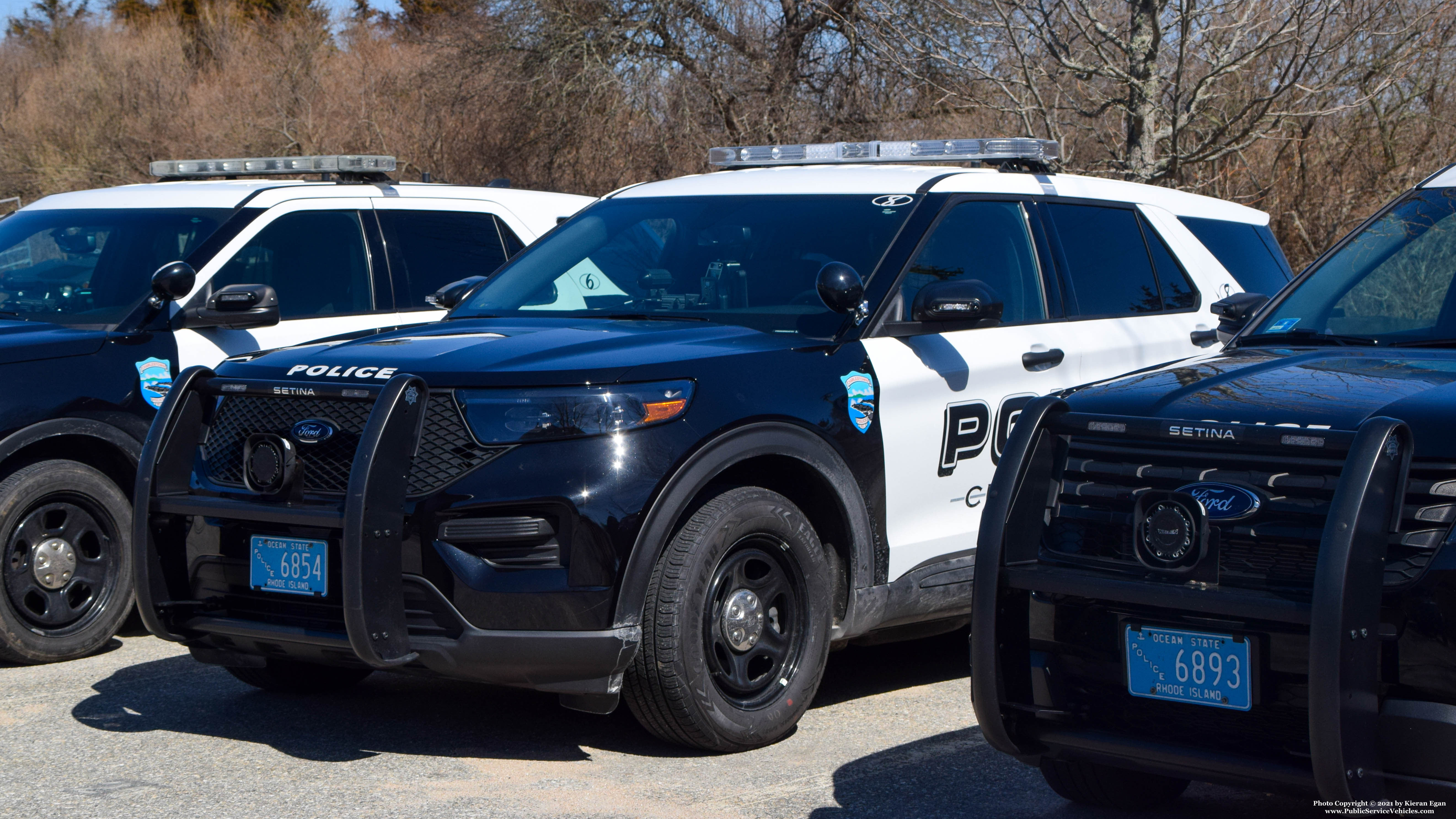 A photo  of Charlestown Police
            Car 8, a 2020 Ford Police Interceptor Utility             taken by Kieran Egan