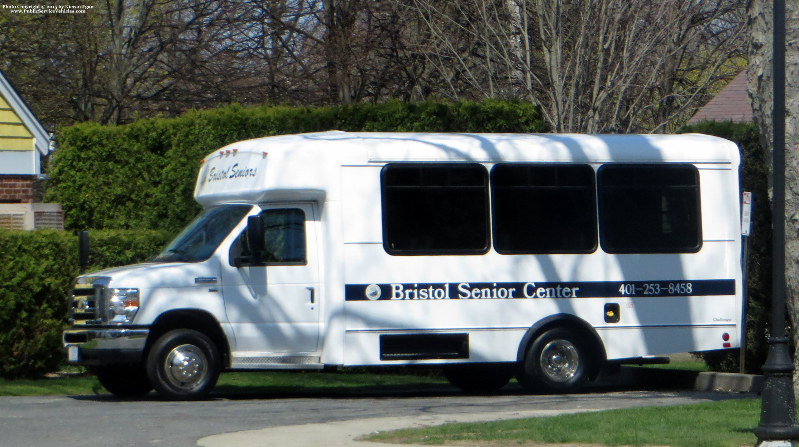 A photo  of Bristol Senior Center
            Senior Center Bus, a 2010-2015 Ford E-Series Bus             taken by Kieran Egan