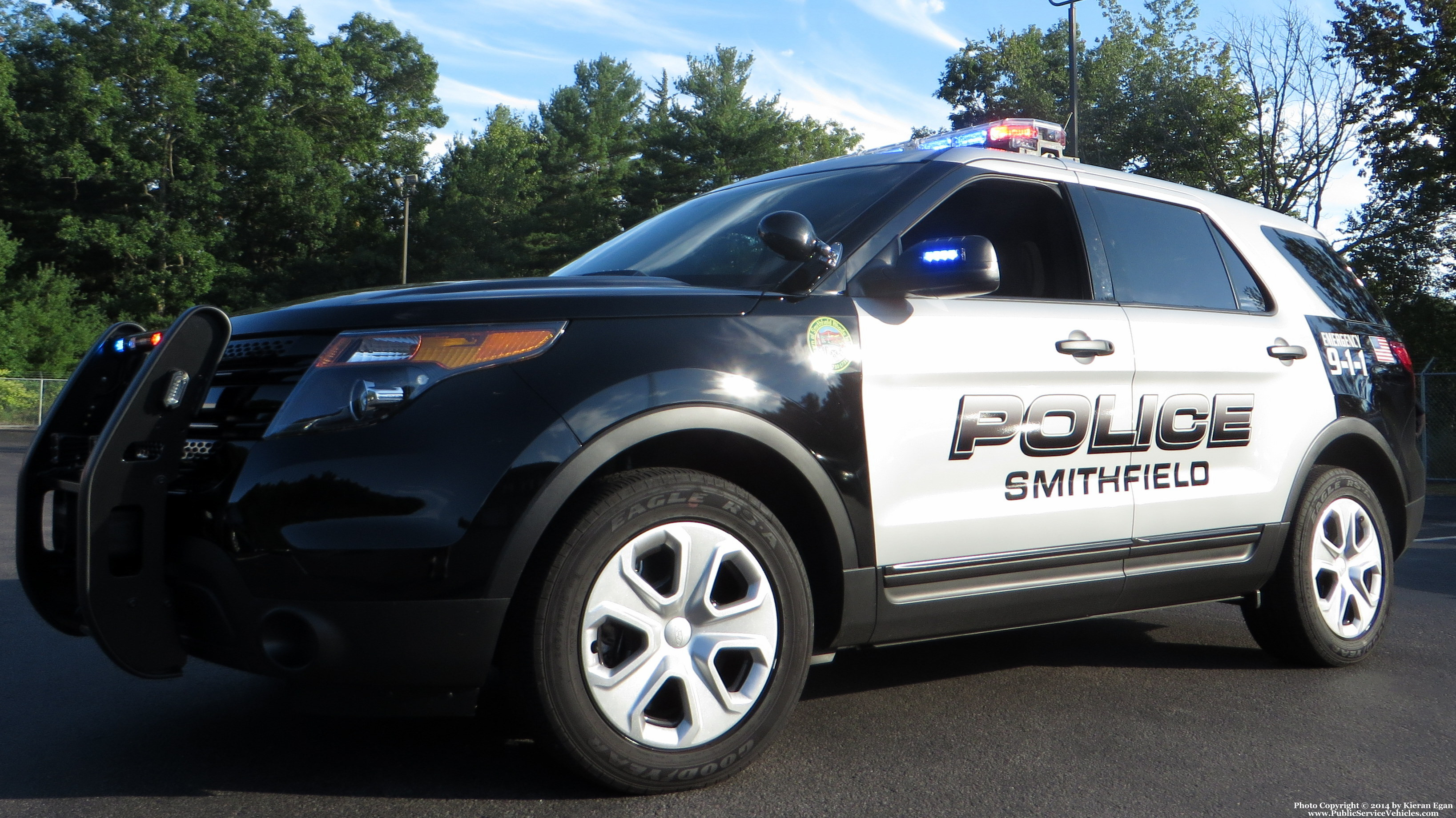 A photo  of Smithfield Police
            Cruiser 603, a 2013-2014 Ford Police Interceptor Utility             taken by Kieran Egan