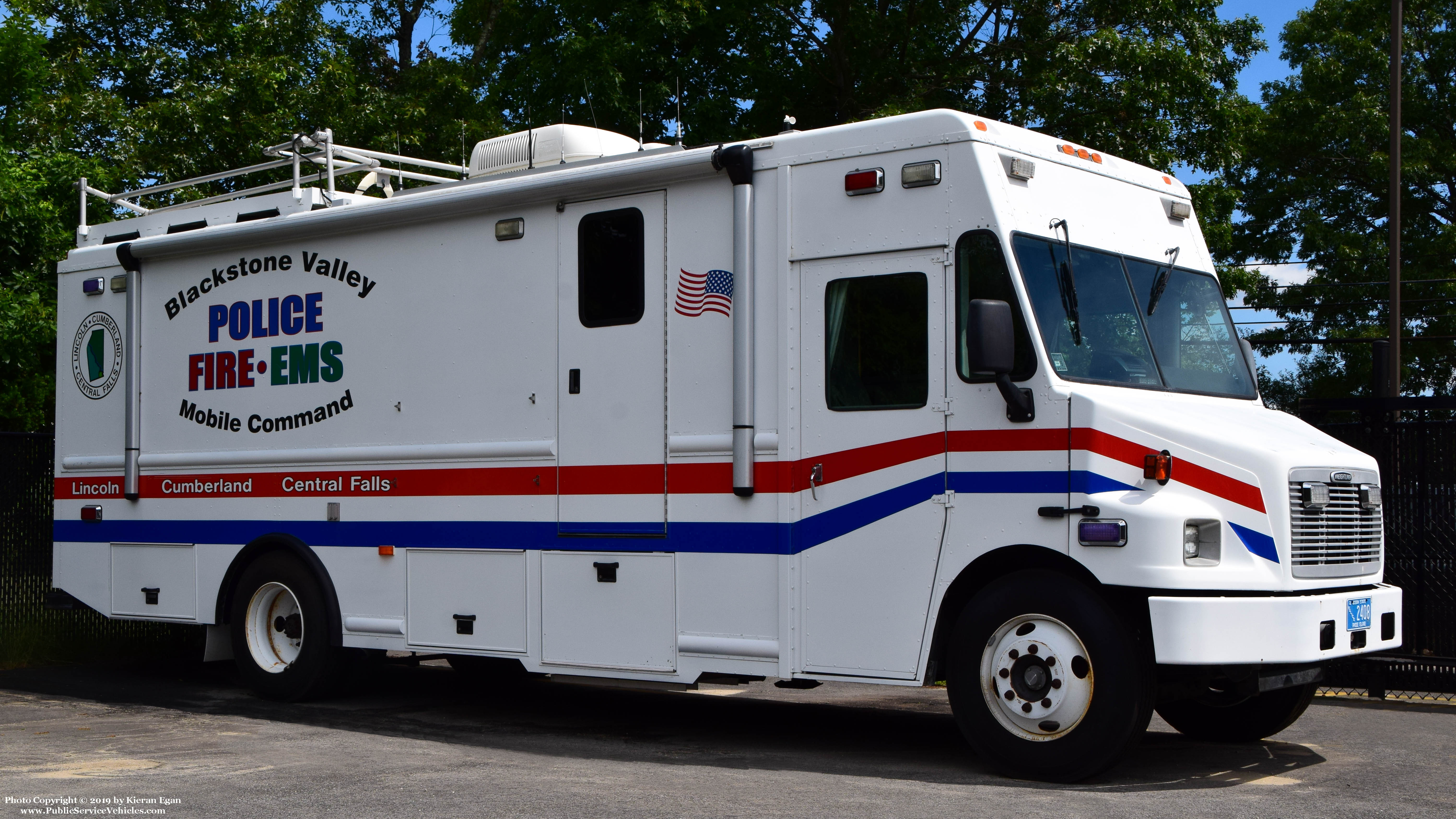 A photo  of Lincoln Police
            Mobile Command Center, a 1990-2010 Freightliner Mobile Command Center             taken by Kieran Egan