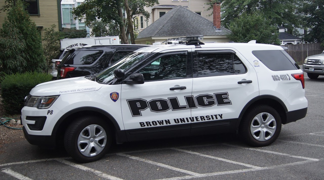 A photo  of Brown University Police
            Patrol 8, a 2016 Ford Police Interceptor Utility             taken by Jamian Malo