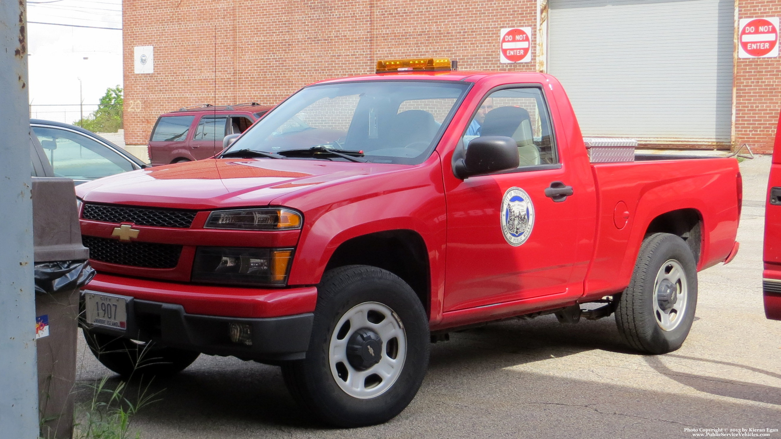 A photo  of Providence Sewer Division
            Truck 1907, a 2010-2012 Chevrolet Colorado             taken by Kieran Egan