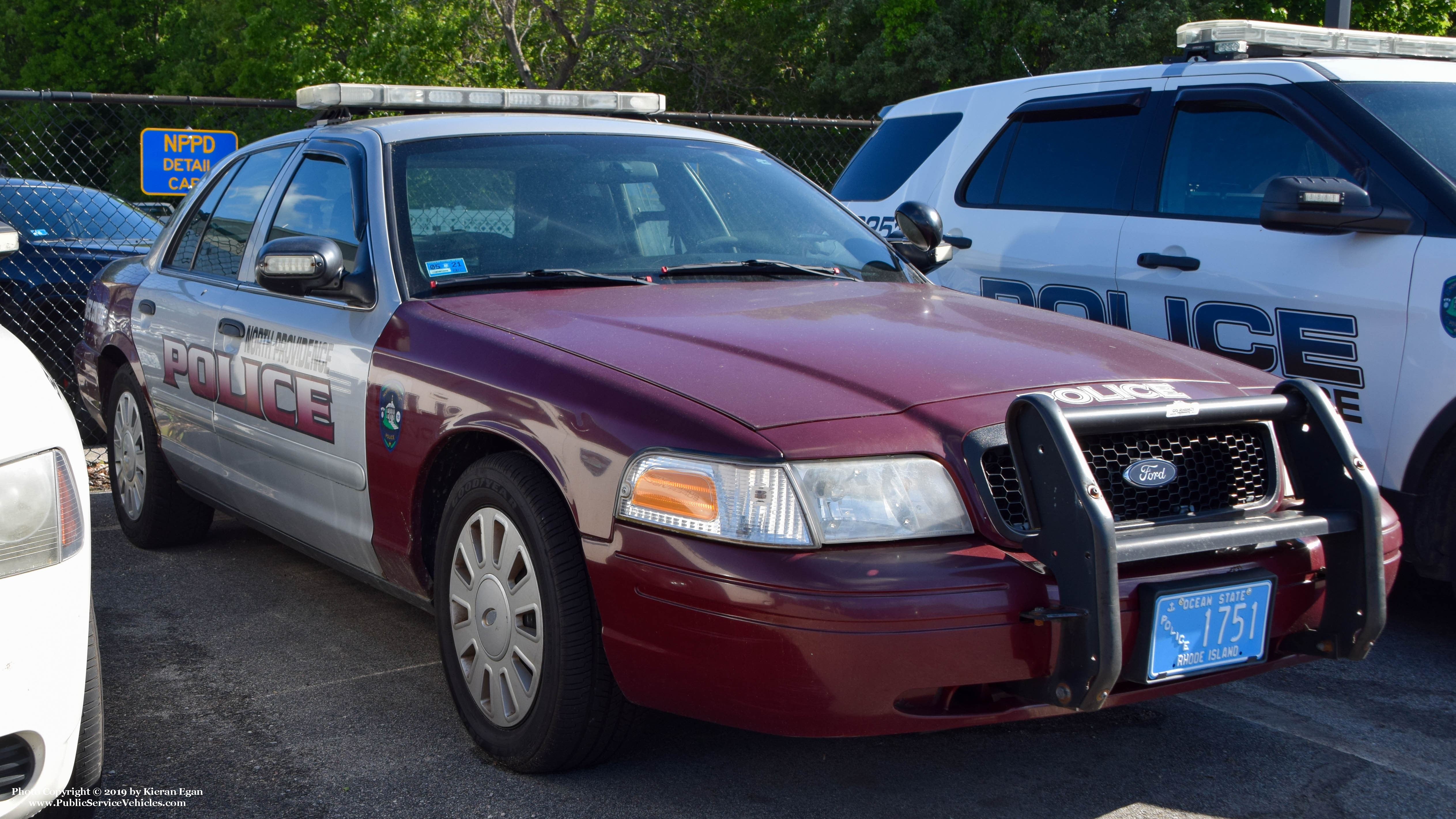 A photo  of North Providence Police
            Detail 1, a 2006-2008 Ford Crown Victoria Police Interceptor             taken by Kieran Egan