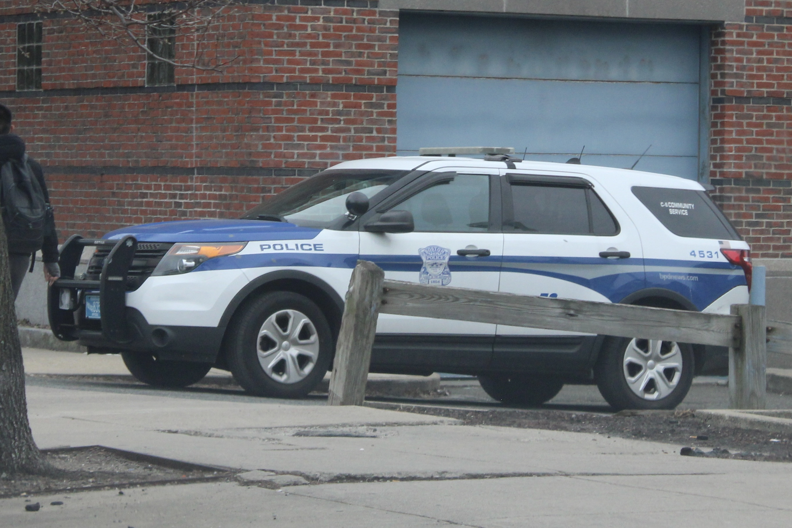 A photo  of Boston Police
            Cruiser 4531, a 2014 Ford Police Interceptor Utility             taken by @riemergencyvehicles