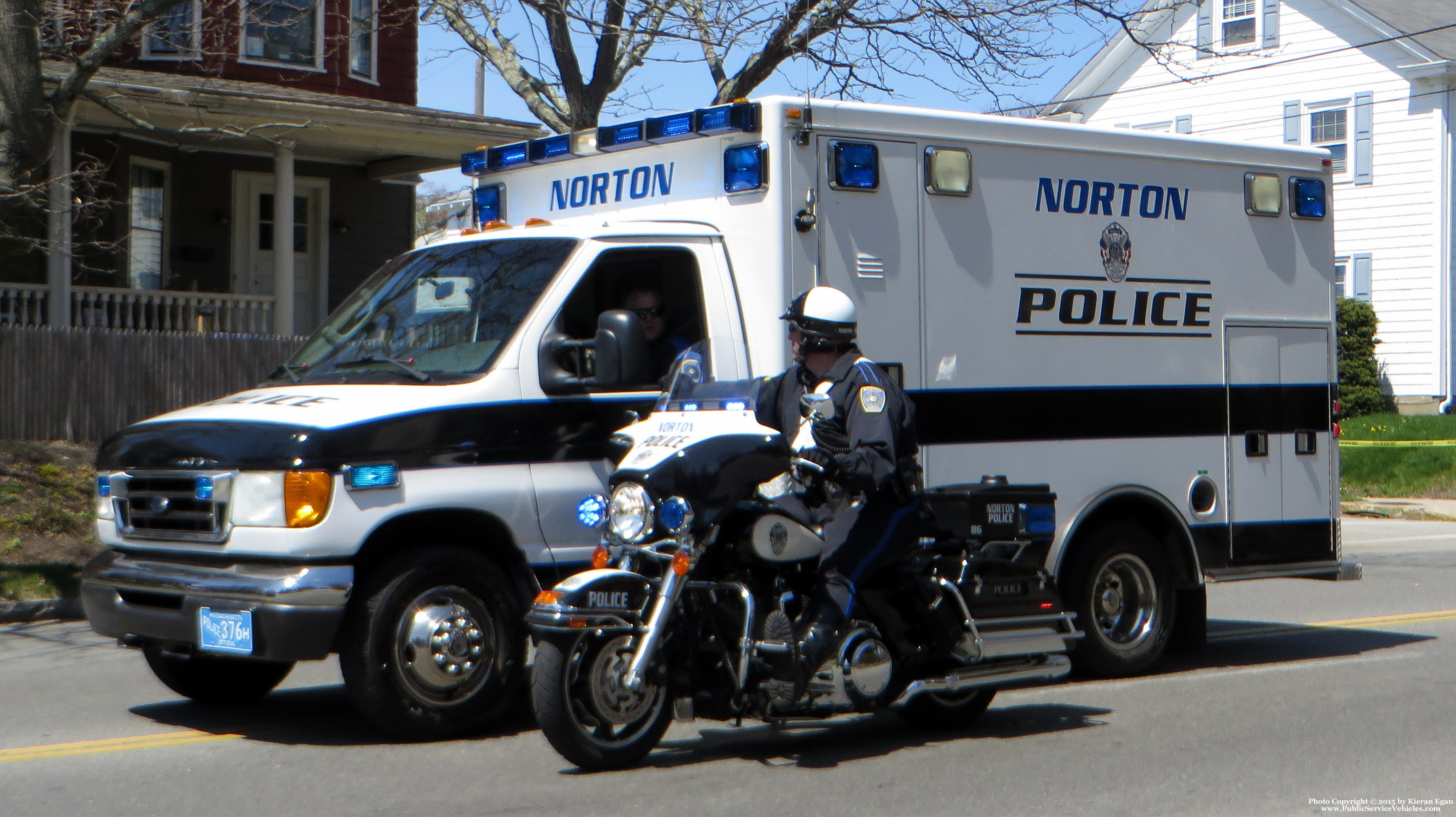 A photo  of Norton Police
            Special Operations Unit, a 2003 Ford Econoline             taken by Kieran Egan