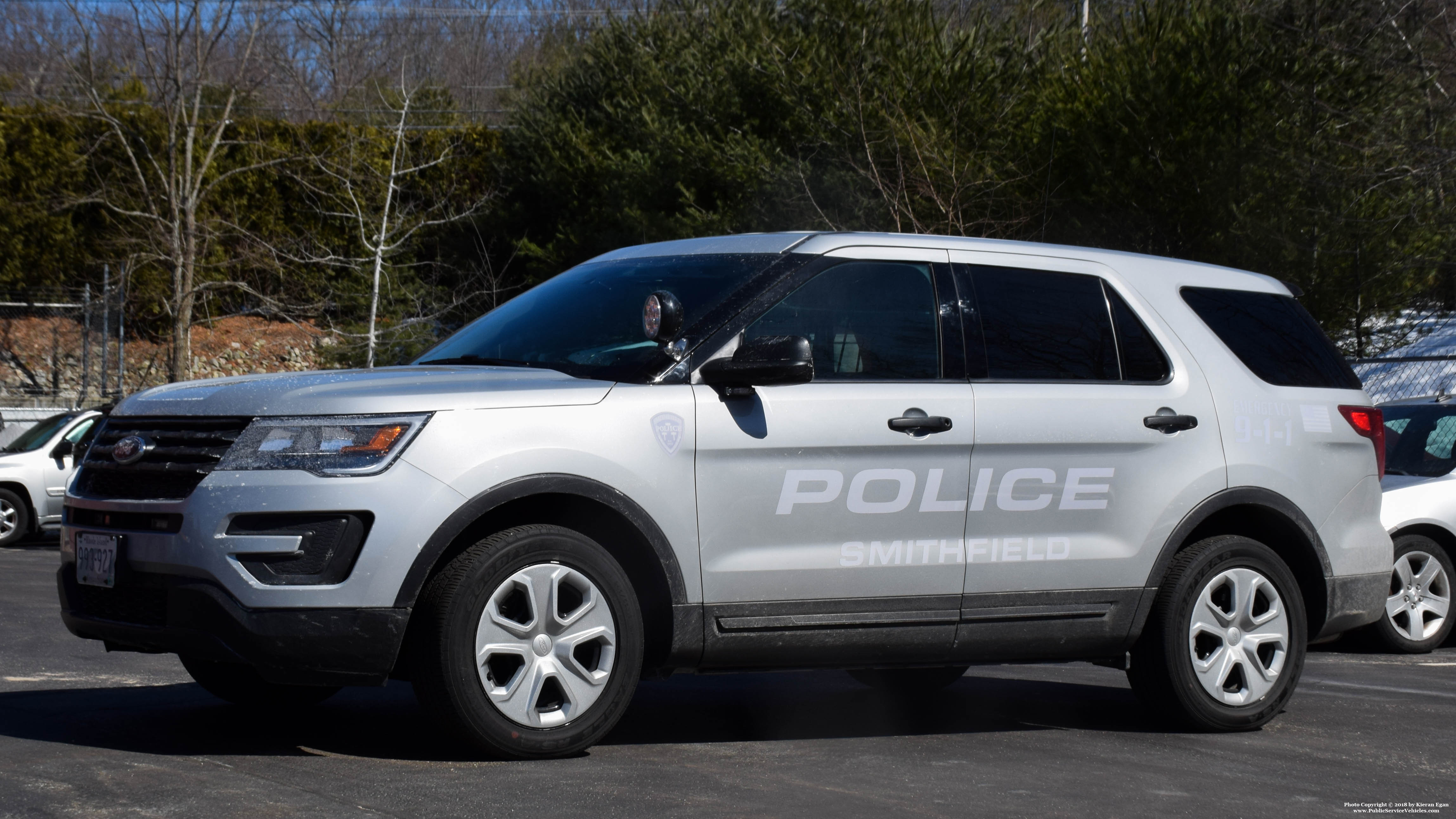 A photo  of Smithfield Police
            Traffic Enforcement Unit, a 2018 Ford Police Interceptor Utility             taken by Kieran Egan