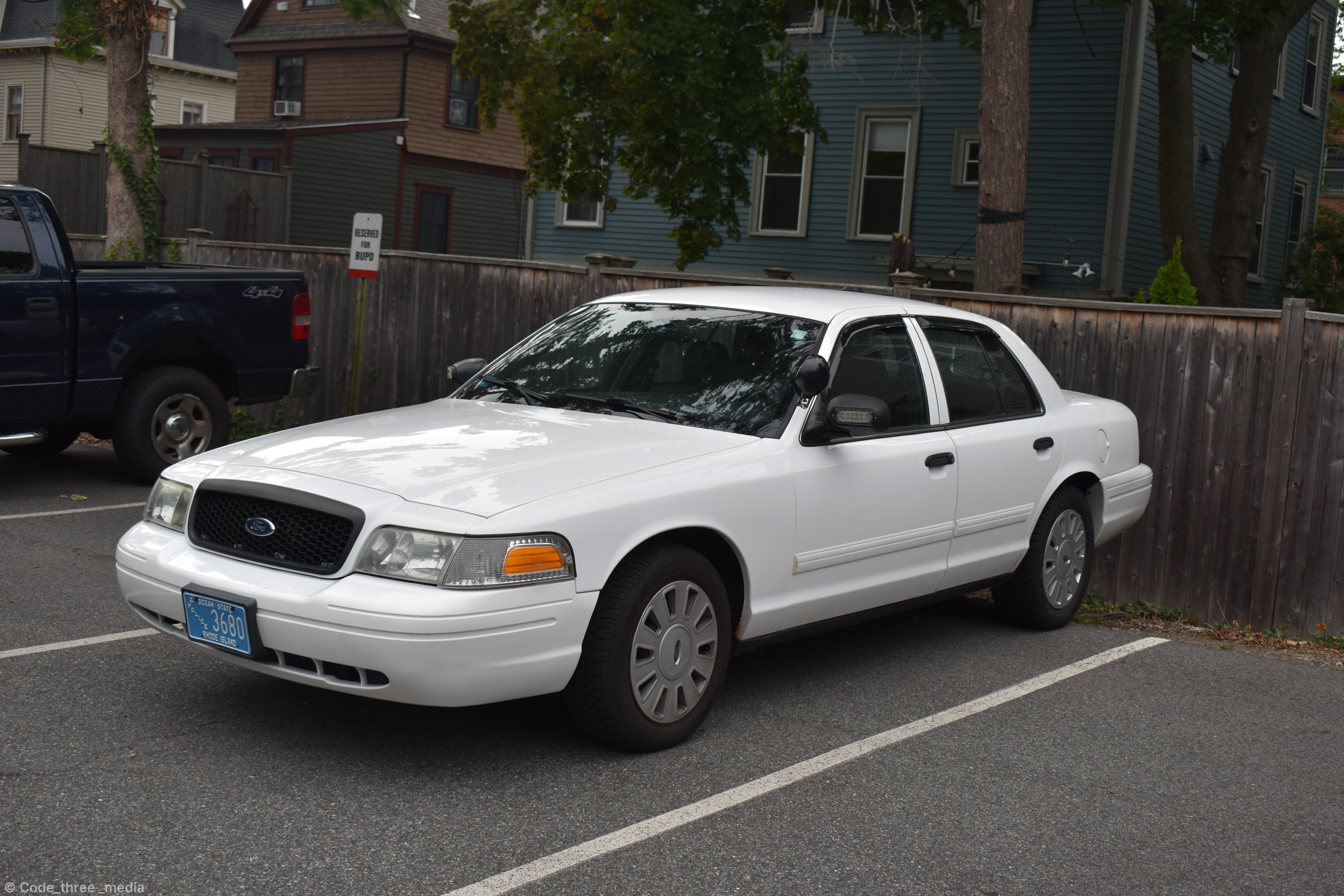 A photo  of Brown University Police
            Unmarked Unit, a 2011 Ford Crown Victoria Police Interceptor             taken by Nate Hall