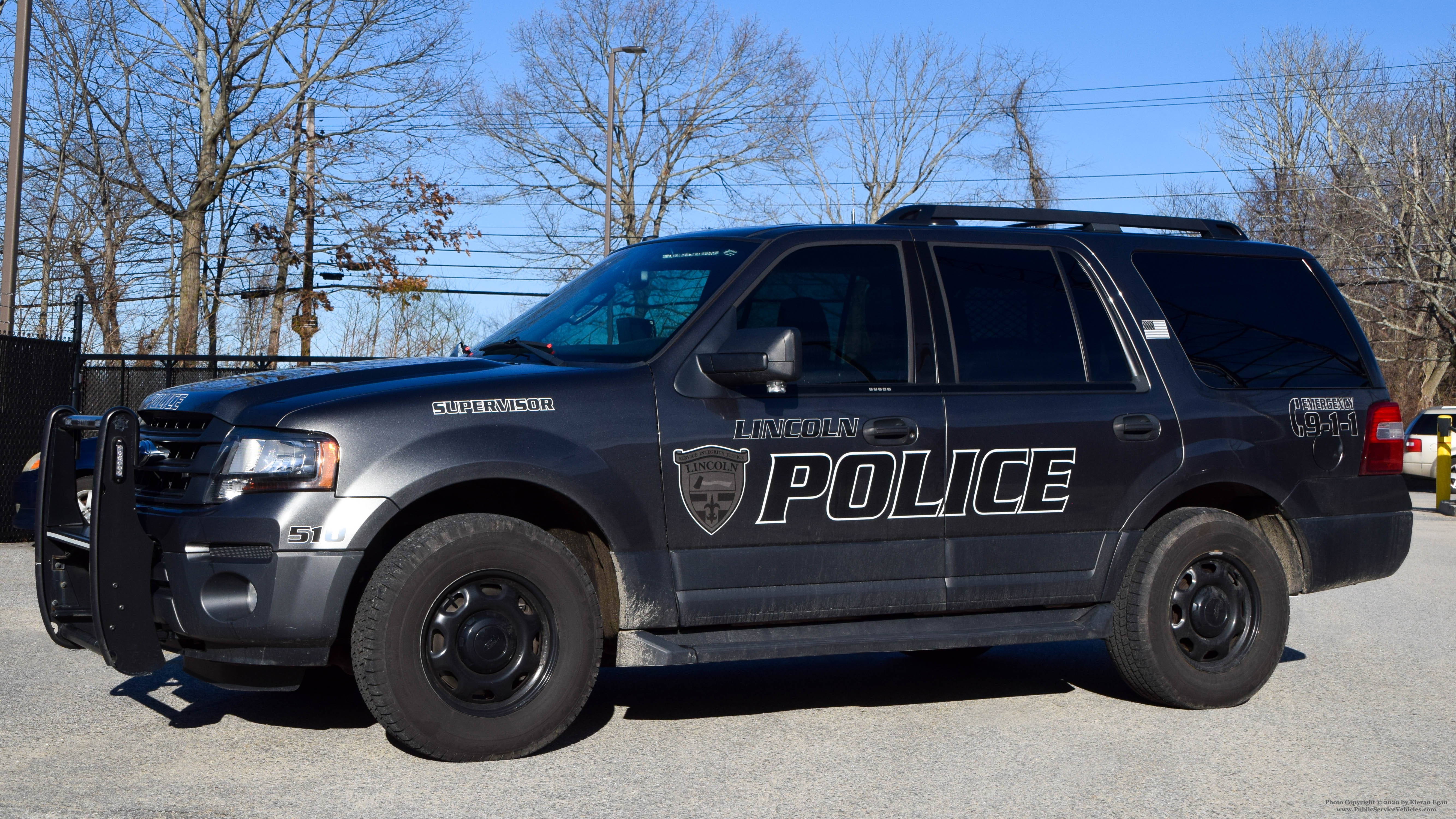 A photo  of Lincoln Police
            Cruiser 510, a 2016 Ford Expedition             taken by Kieran Egan