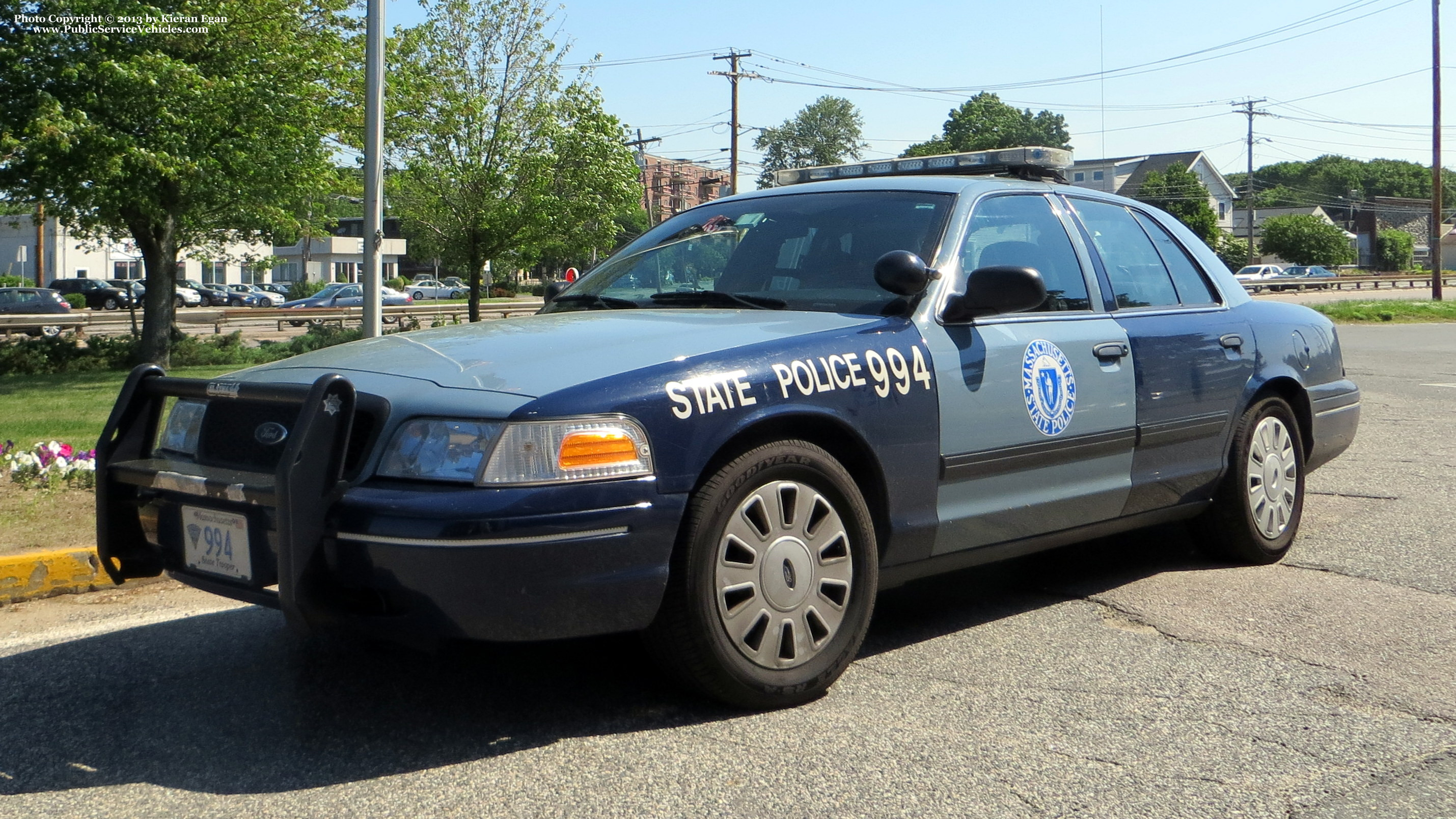 A photo  of Massachusetts State Police
            Cruiser 994, a 2009-2011 Ford Crown Victoria Police Interceptor             taken by Kieran Egan