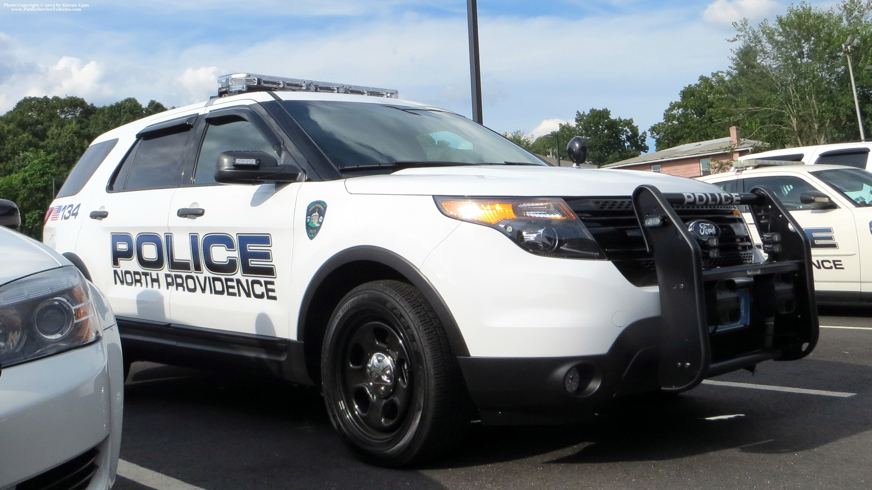 A photo  of North Providence Police
            Cruiser 134, a 2013 Ford Police Interceptor Utility             taken by Kieran Egan