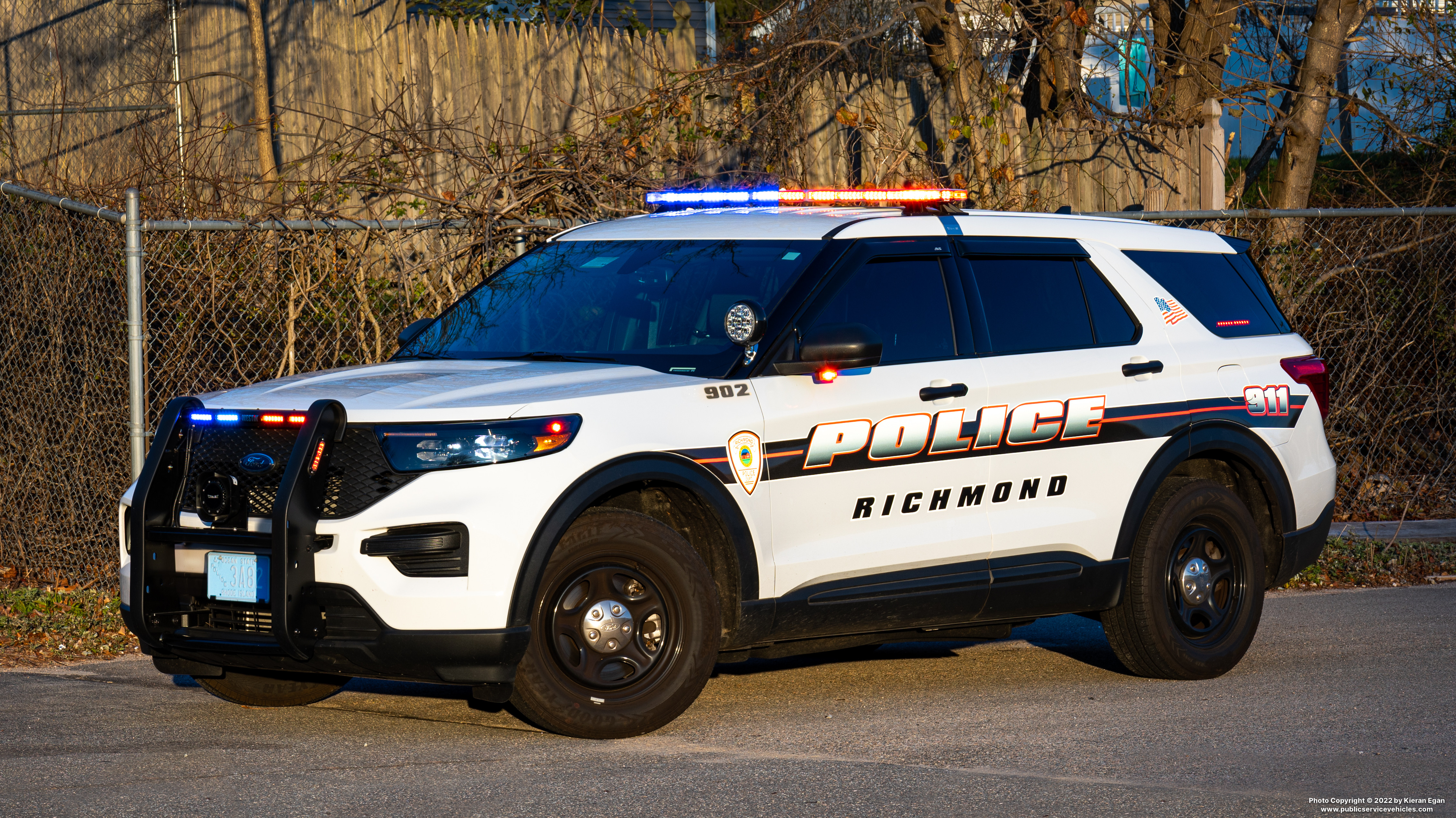 A photo  of Richmond Police
            Cruiser 902, a 2022 Ford Police Interceptor Utility             taken by Kieran Egan