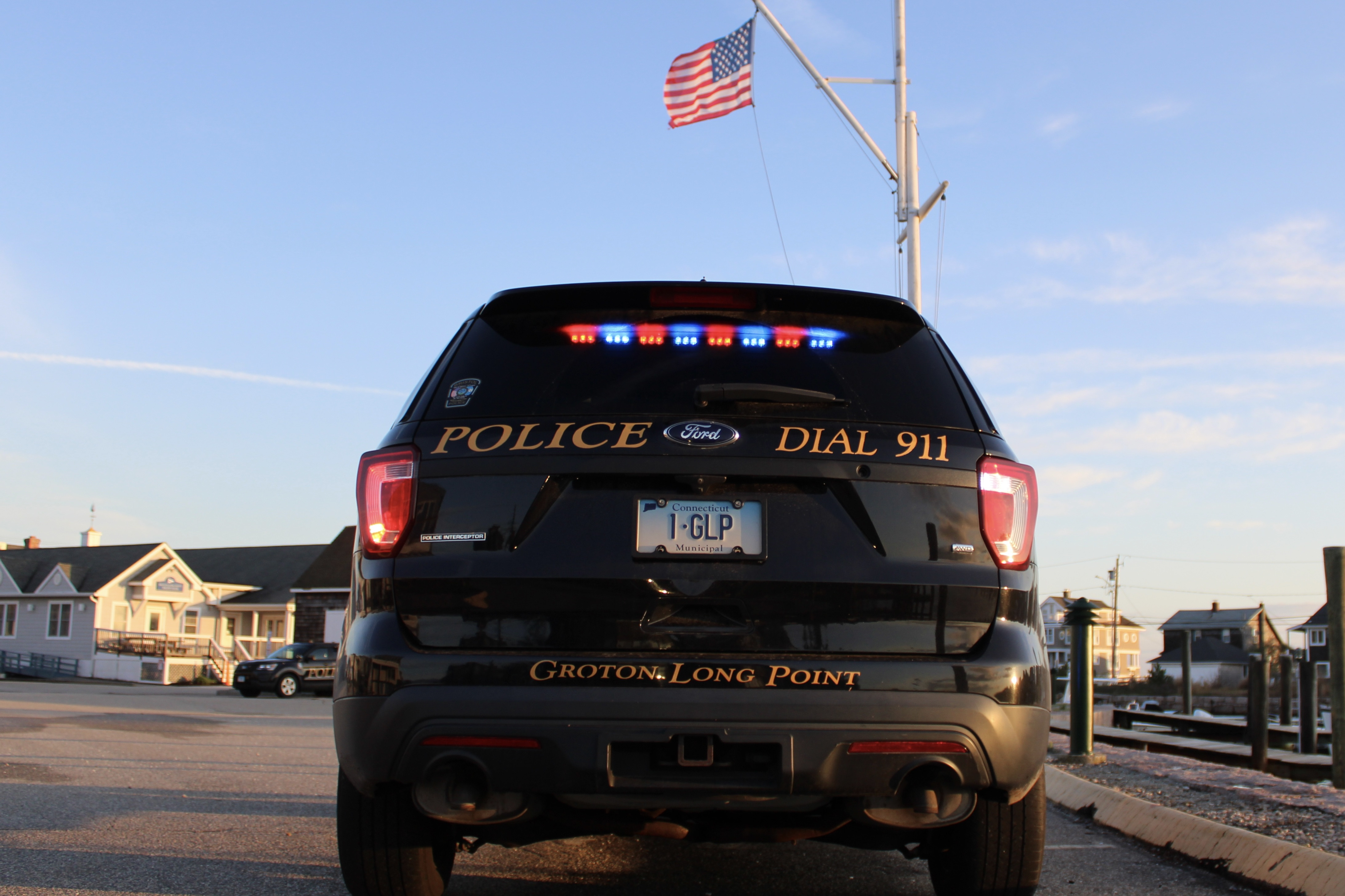 A photo  of Groton Long Point Police
            Car 1, a 2016-2019 Ford Police Interceptor Utility             taken by @riemergencyvehicles