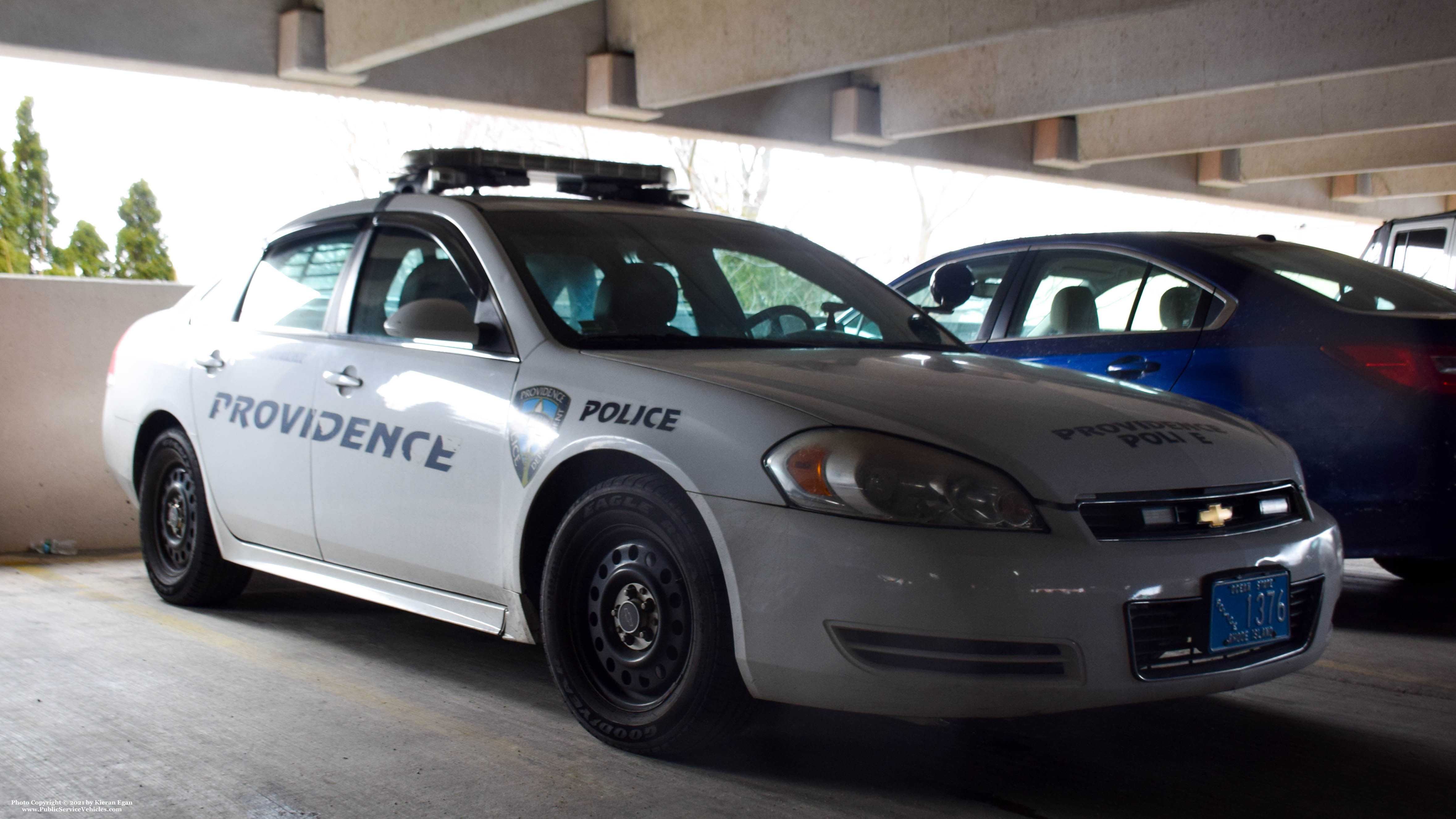 A photo  of Providence Police
            Cruiser 1376, a 2006-2013 Chevrolet Impala             taken by Kieran Egan