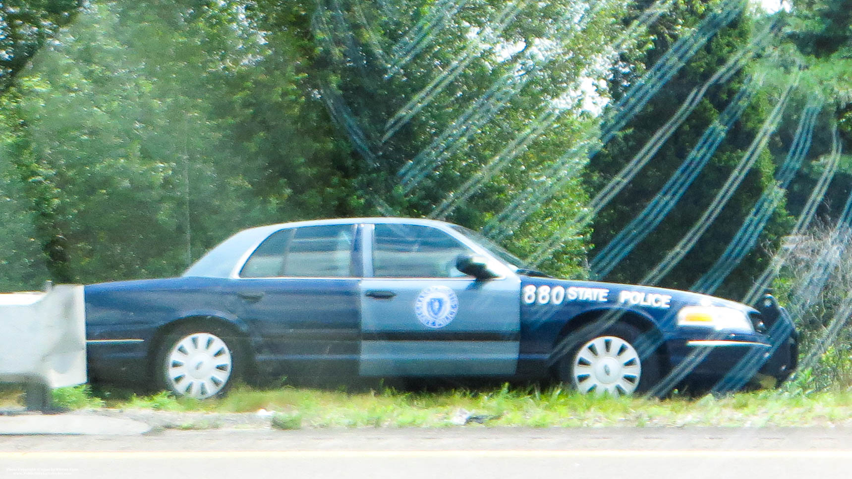A photo  of Massachusetts State Police
            Cruiser 880, a 2006-2008 Ford Crown Victoria Police Interceptor             taken by Kieran Egan