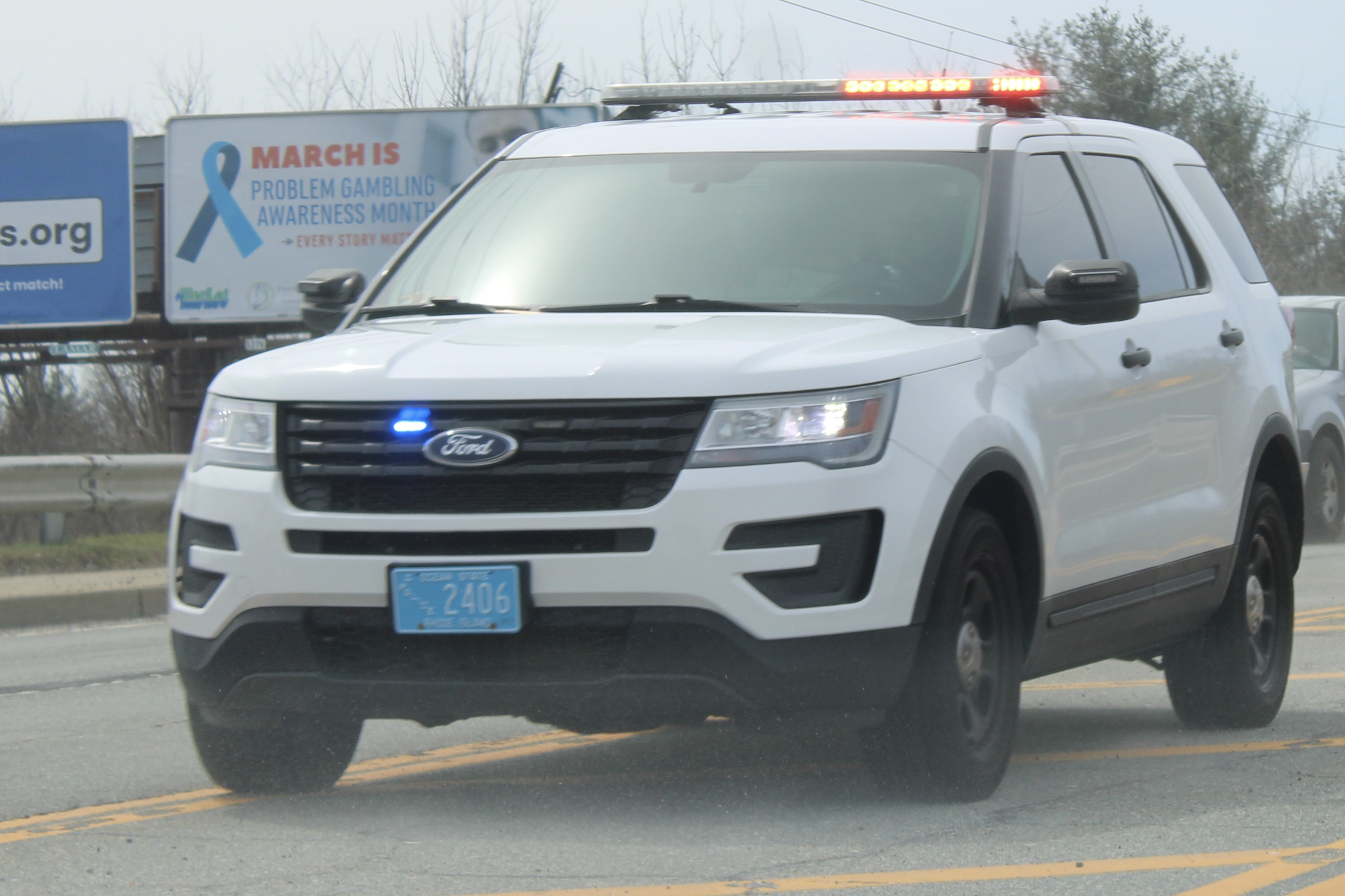 A photo  of Rhode Island Department of Corrections
            Cruiser 2406, a 2016-2019 Ford Police Interceptor Utility             taken by @riemergencyvehicles