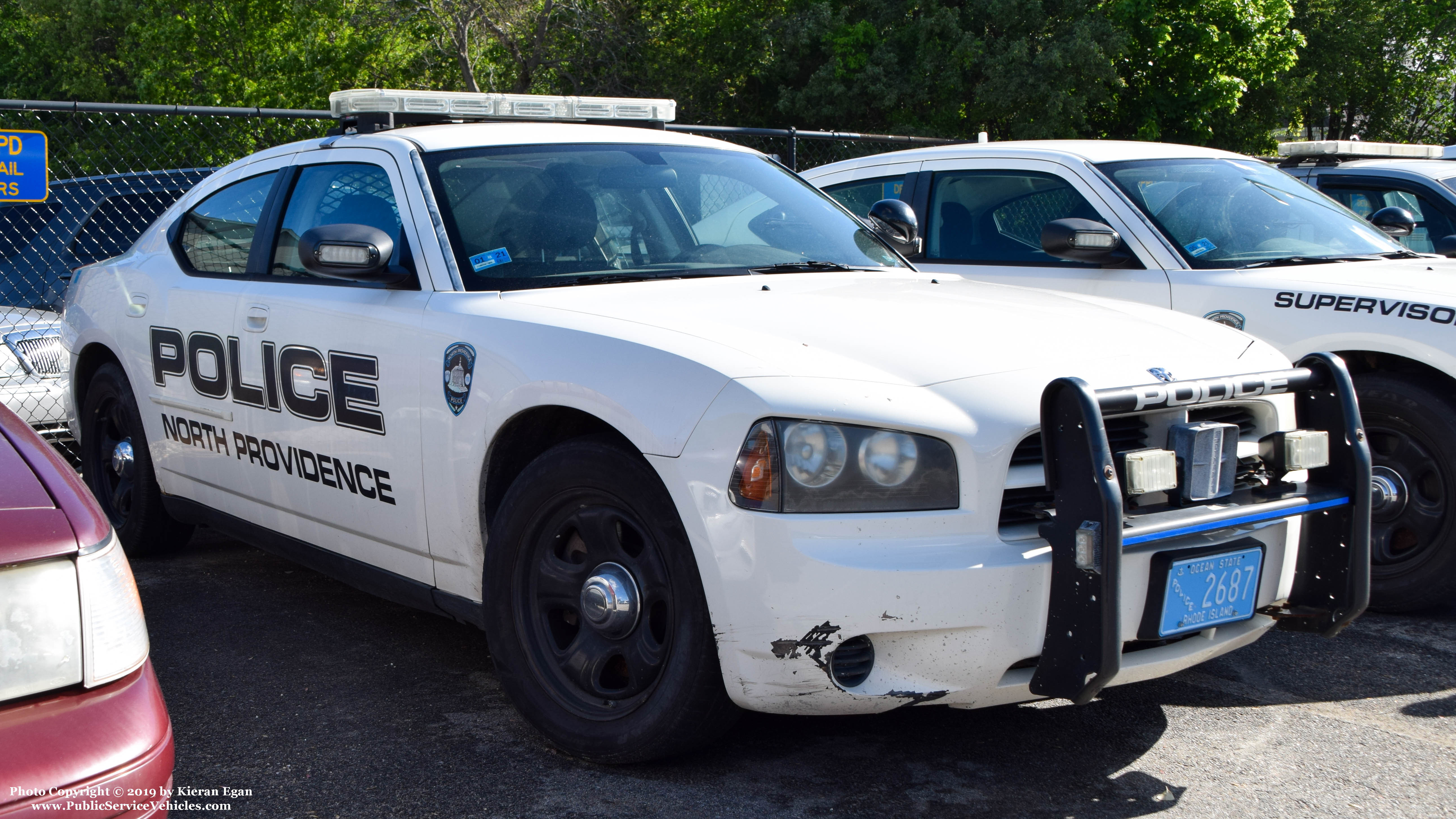 A photo  of North Providence Police
            Cruiser 2687, a 2008 Dodge Charger             taken by Kieran Egan