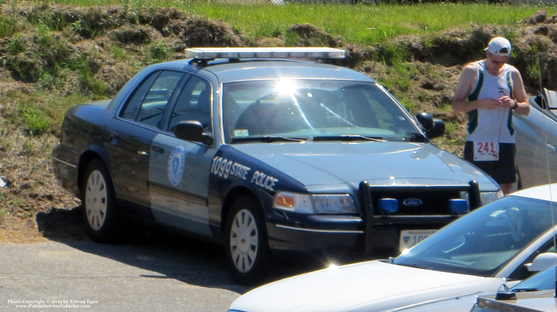 A photo  of Massachusetts State Police
            Cruiser 1099, a 2009-2011 Ford Crown Victoria Police Interceptor             taken by Kieran Egan