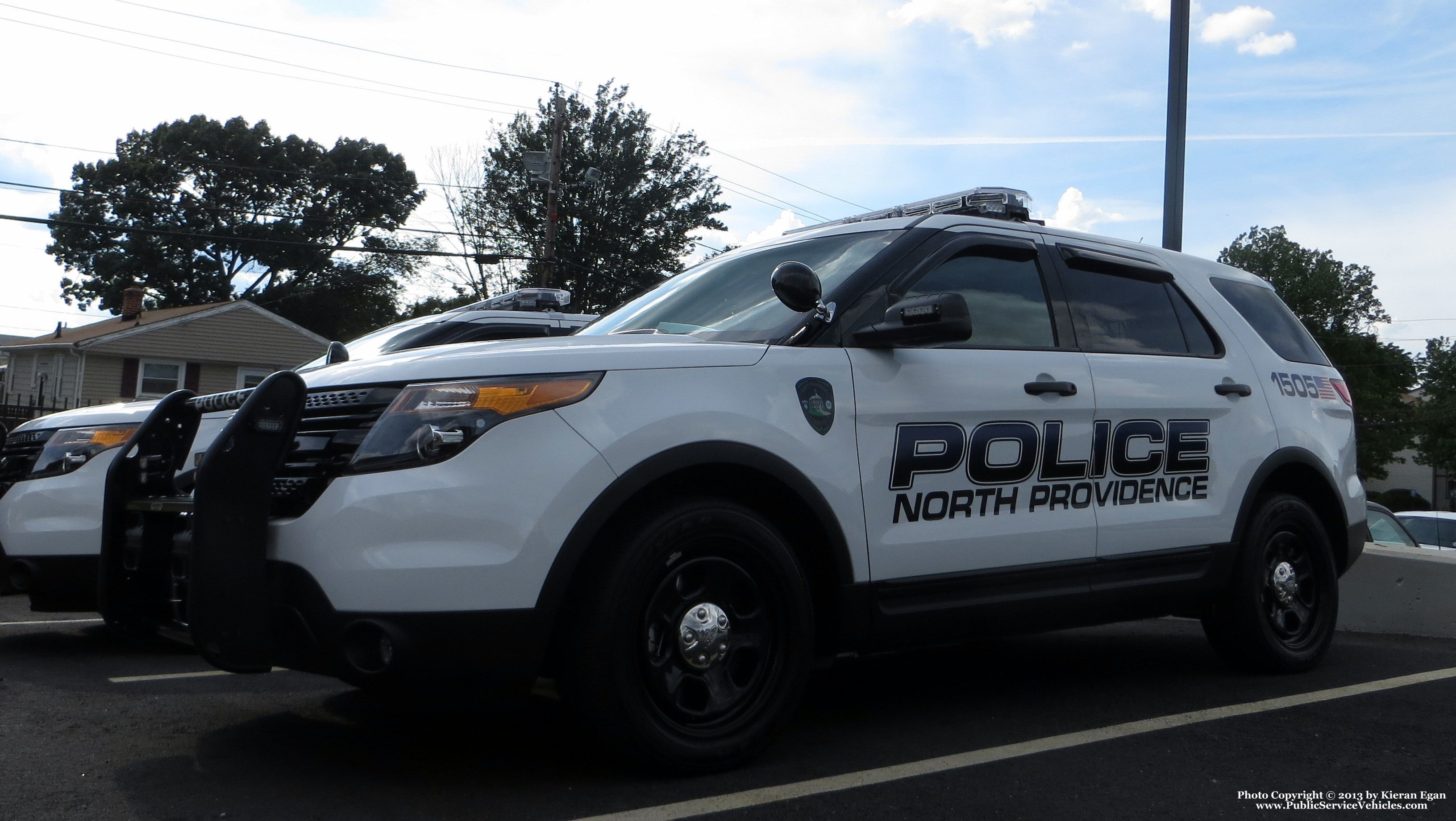 A photo  of North Providence Police
            Cruiser 1505, a 2013 Ford Police Interceptor Utility             taken by Kieran Egan