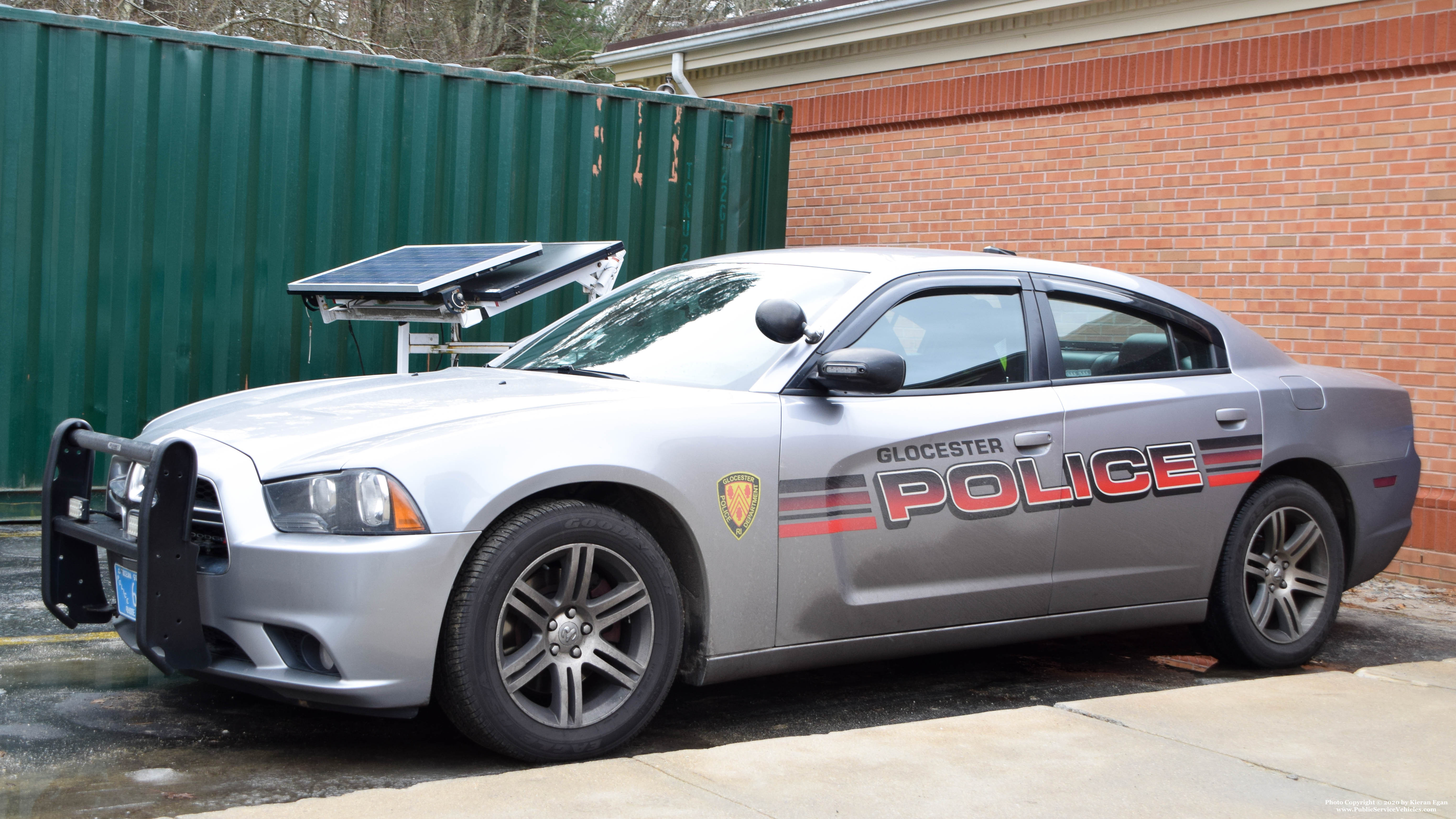 A photo  of Glocester Police
            Cruiser 632, a 2014 Dodge Charger             taken by Kieran Egan