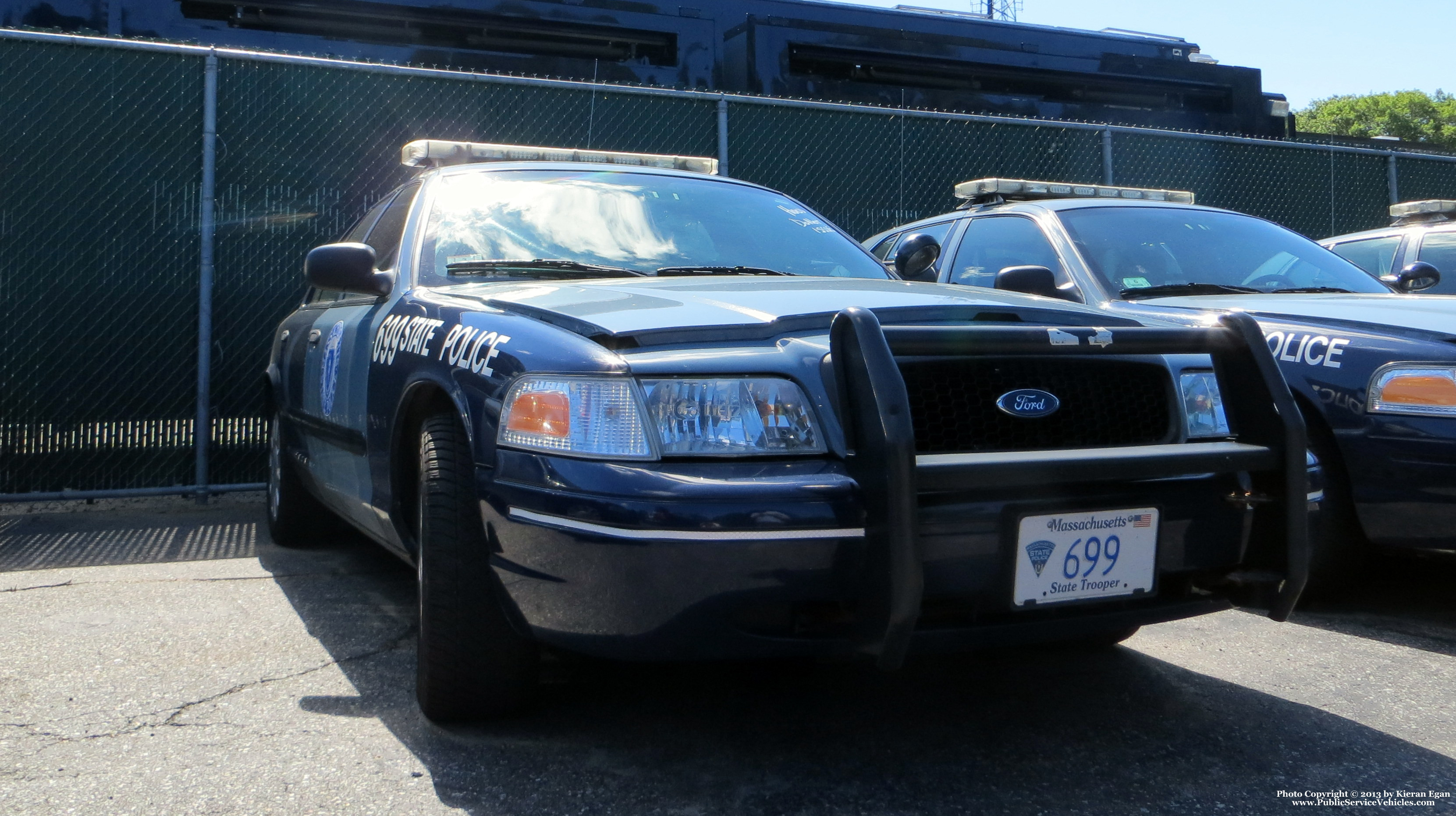 A photo  of Massachusetts State Police
            Cruiser 699, a 2006-2008 Ford Crown Victoria Police Interceptor             taken by Kieran Egan