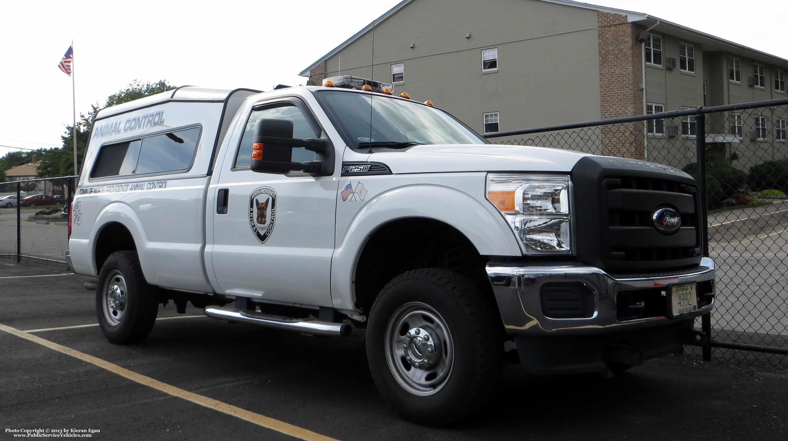 A photo  of North Providence Police
            Animal Control Unit, a 2011-2013 Ford F-250             taken by Kieran Egan