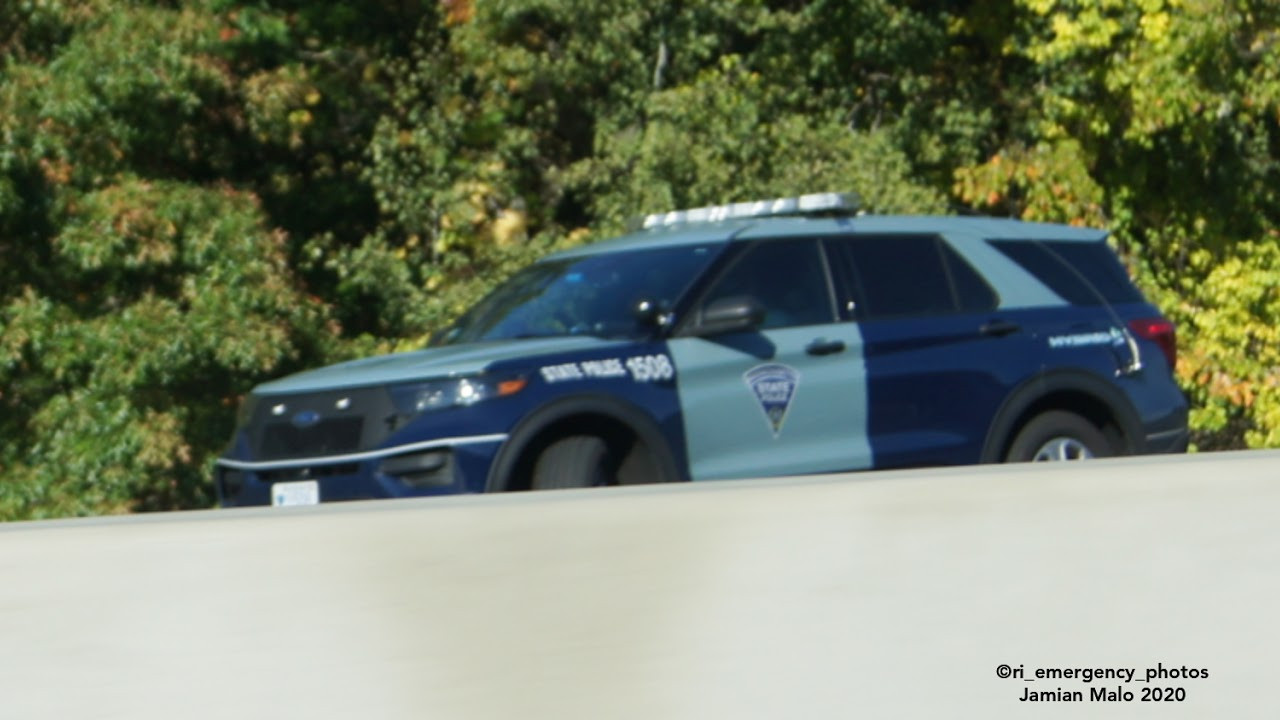 A photo  of Massachusetts State Police
            Cruiser 1508, a 2020 Ford Police Interceptor Utility Hybrid             taken by Jamian Malo