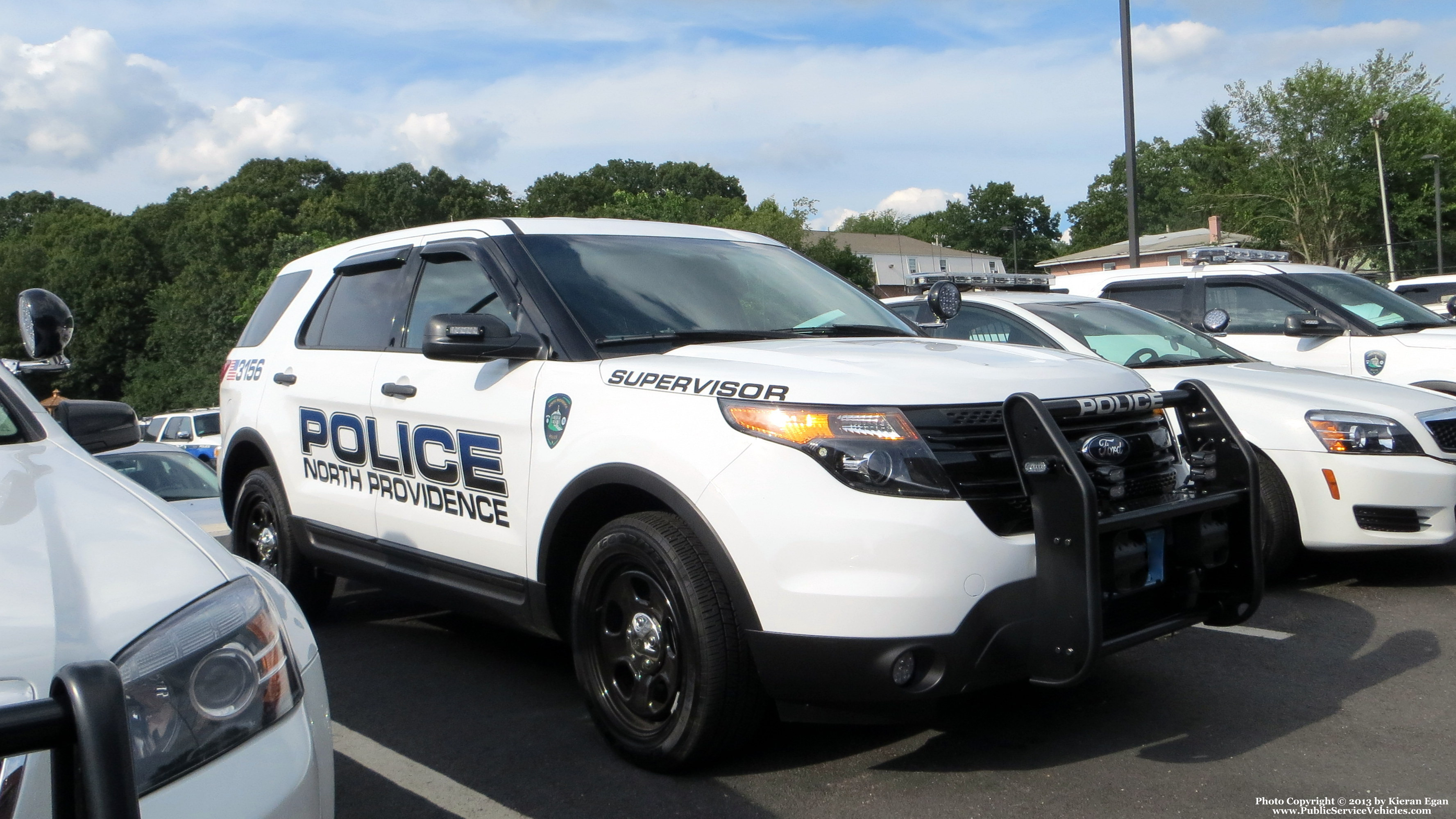 A photo  of North Providence Police
            Cruiser 3156, a 2013 Ford Police Interceptor Utility             taken by Kieran Egan