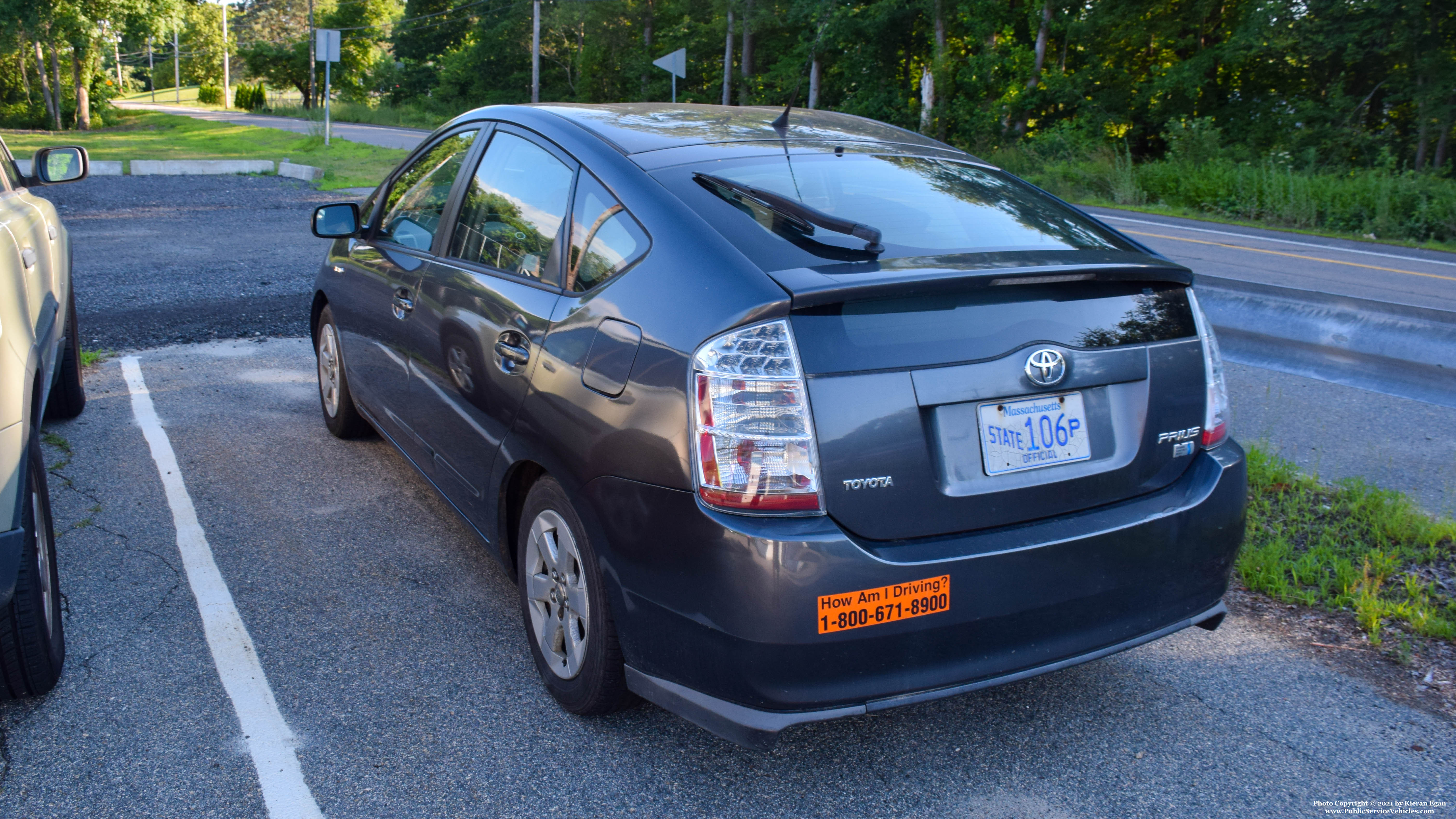 A photo  of Massachusetts Operational Services Division
            Car 106P, a 2008 Toyota Prius             taken by Kieran Egan