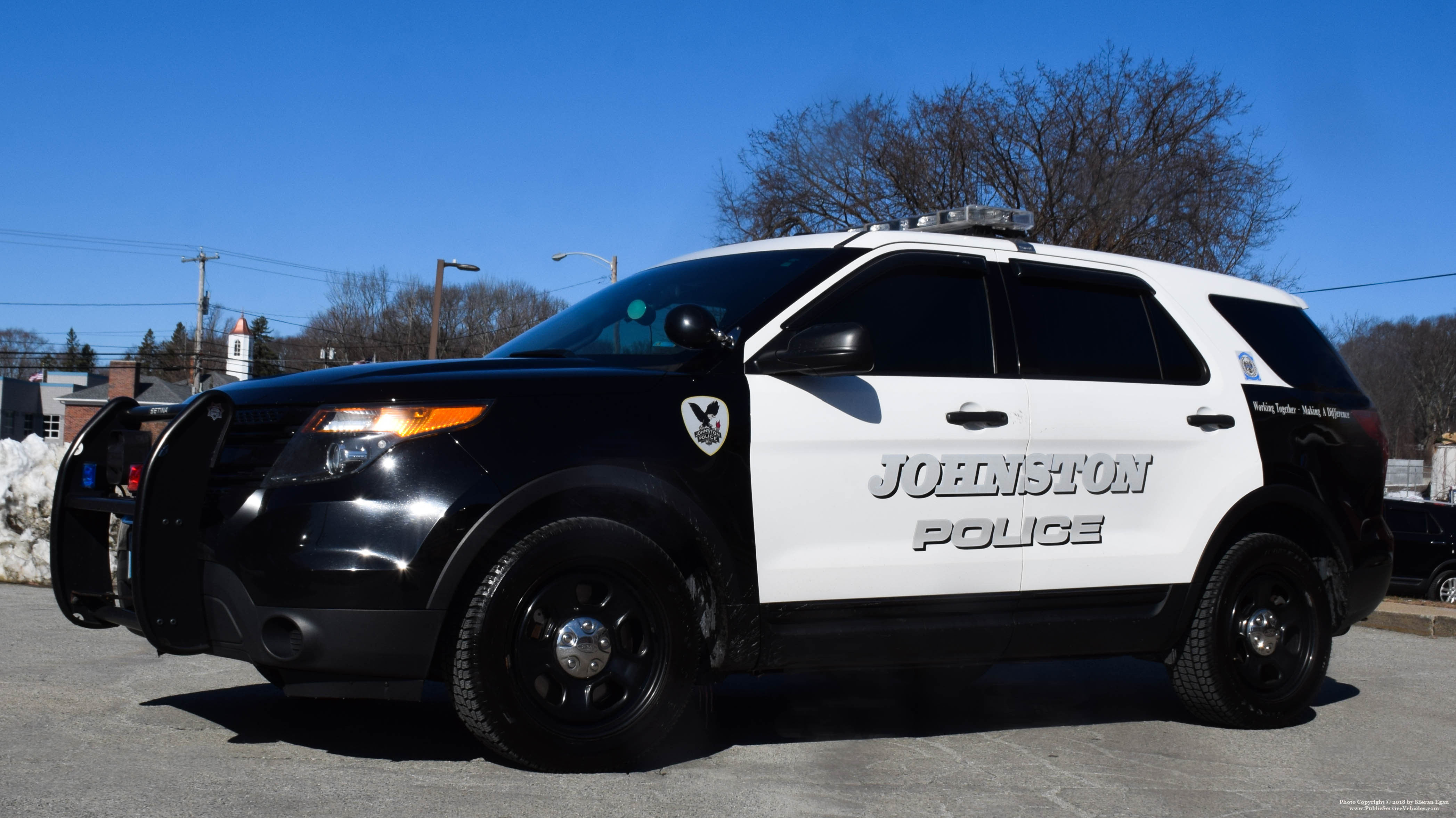 A photo  of Johnston Police
            Cruiser 550, a 2015 Ford Police Interceptor Utility             taken by Kieran Egan