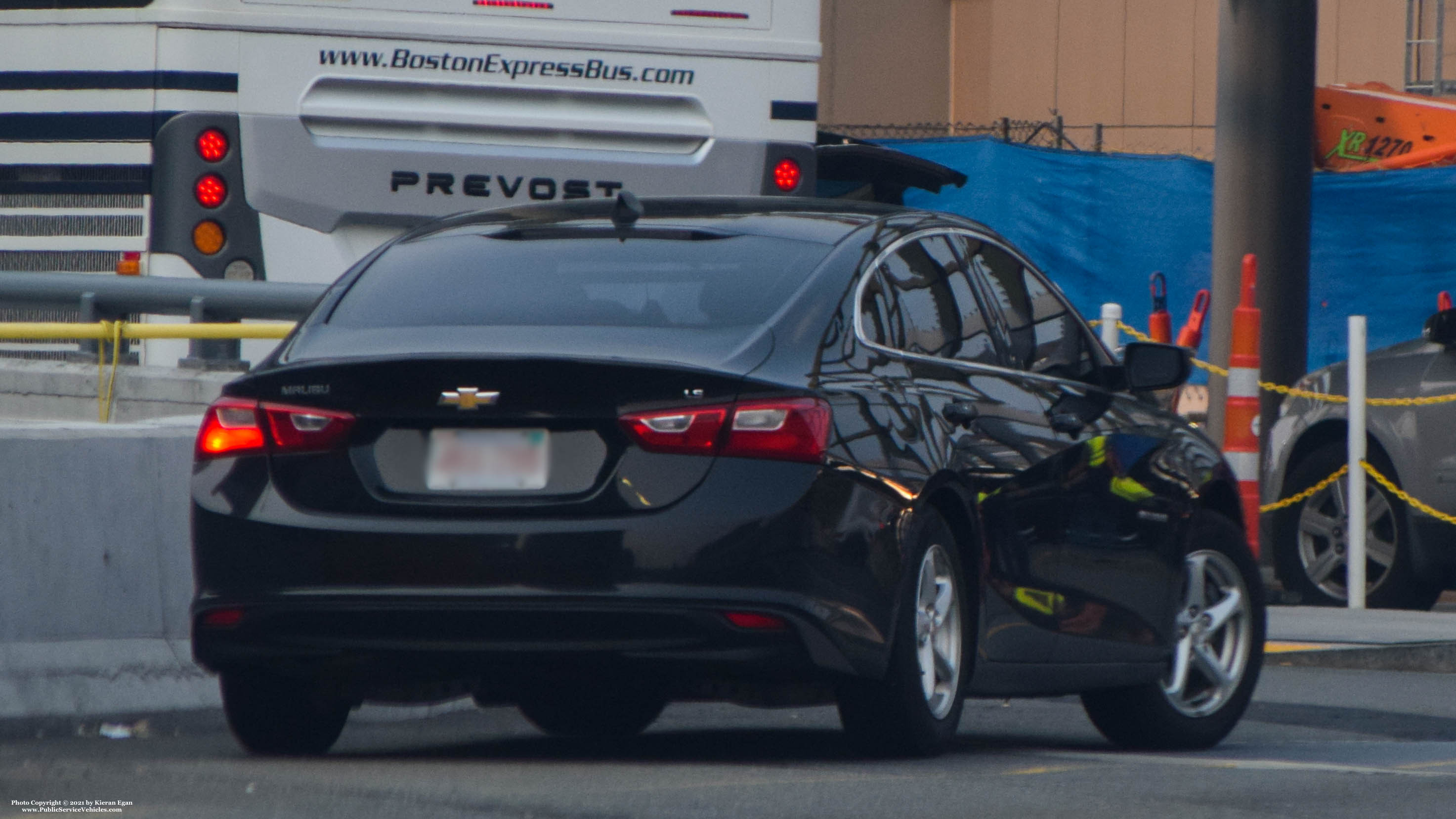 A photo  of Massachusetts State Police
            Unmarked Unit, a 2013-2019 Chevrolet Malibu             taken by Kieran Egan