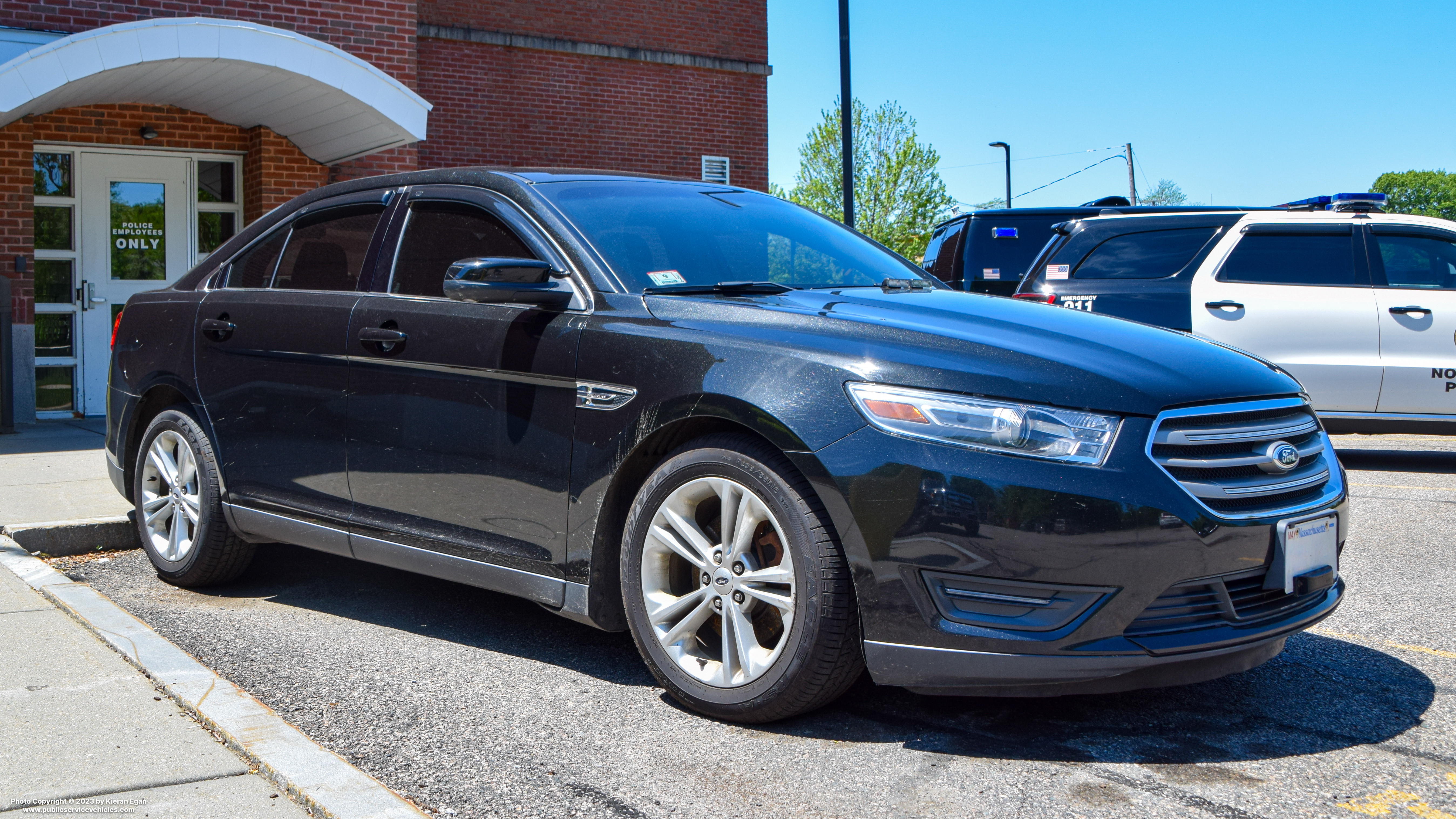 A photo  of Norwood Police
            Unmarked Unit, a 2013-2019 Ford Taurus             taken by Kieran Egan