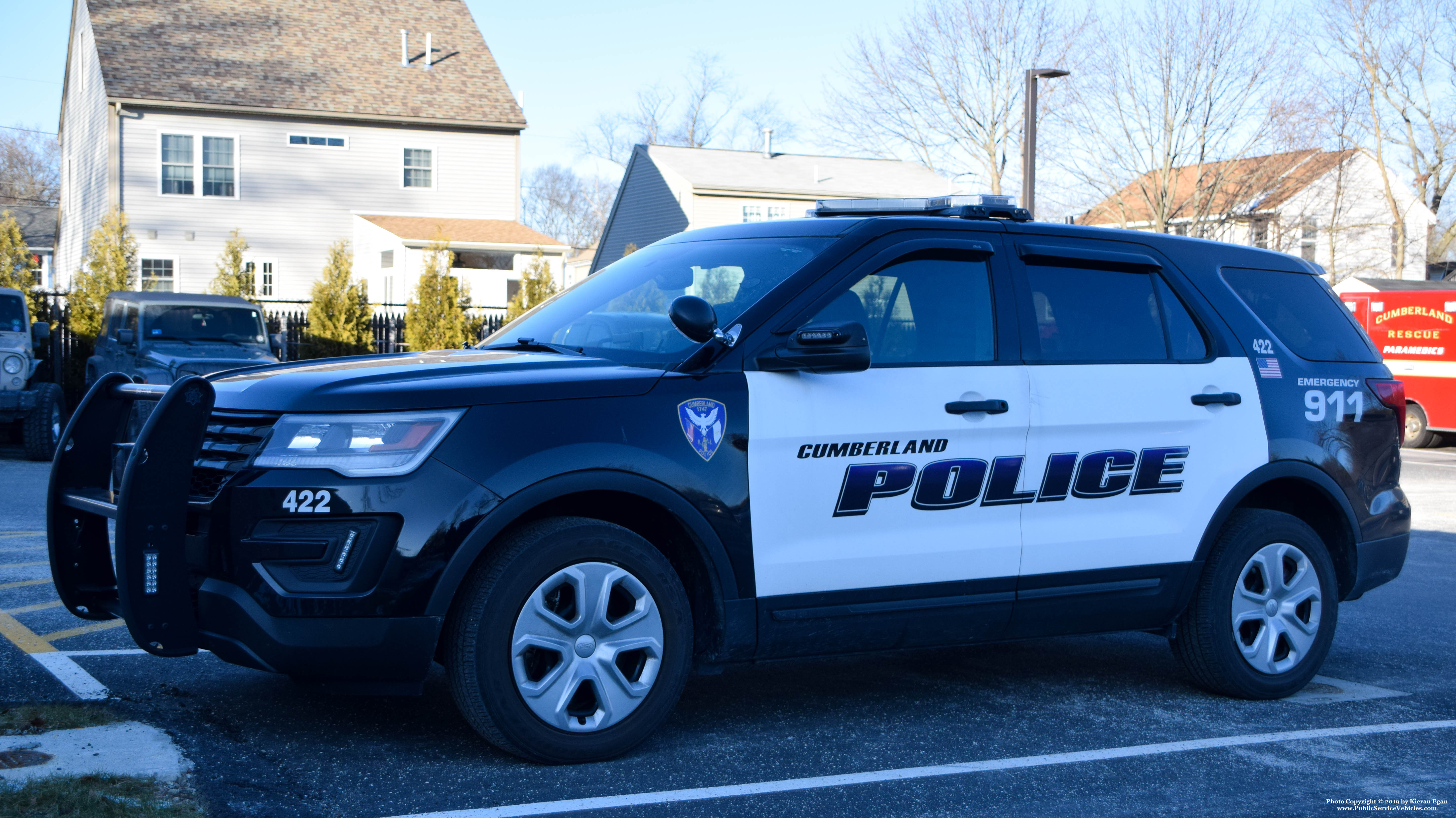 A photo  of Cumberland Police
            Cruiser 422, a 2016-2018 Ford Police Interceptor Utility             taken by Kieran Egan