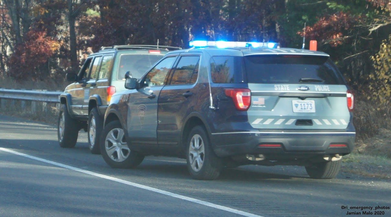 A photo  of Massachusetts State Police
            Cruiser 1173, a 2016-2019 Ford Police Interceptor Utility             taken by Jamian Malo