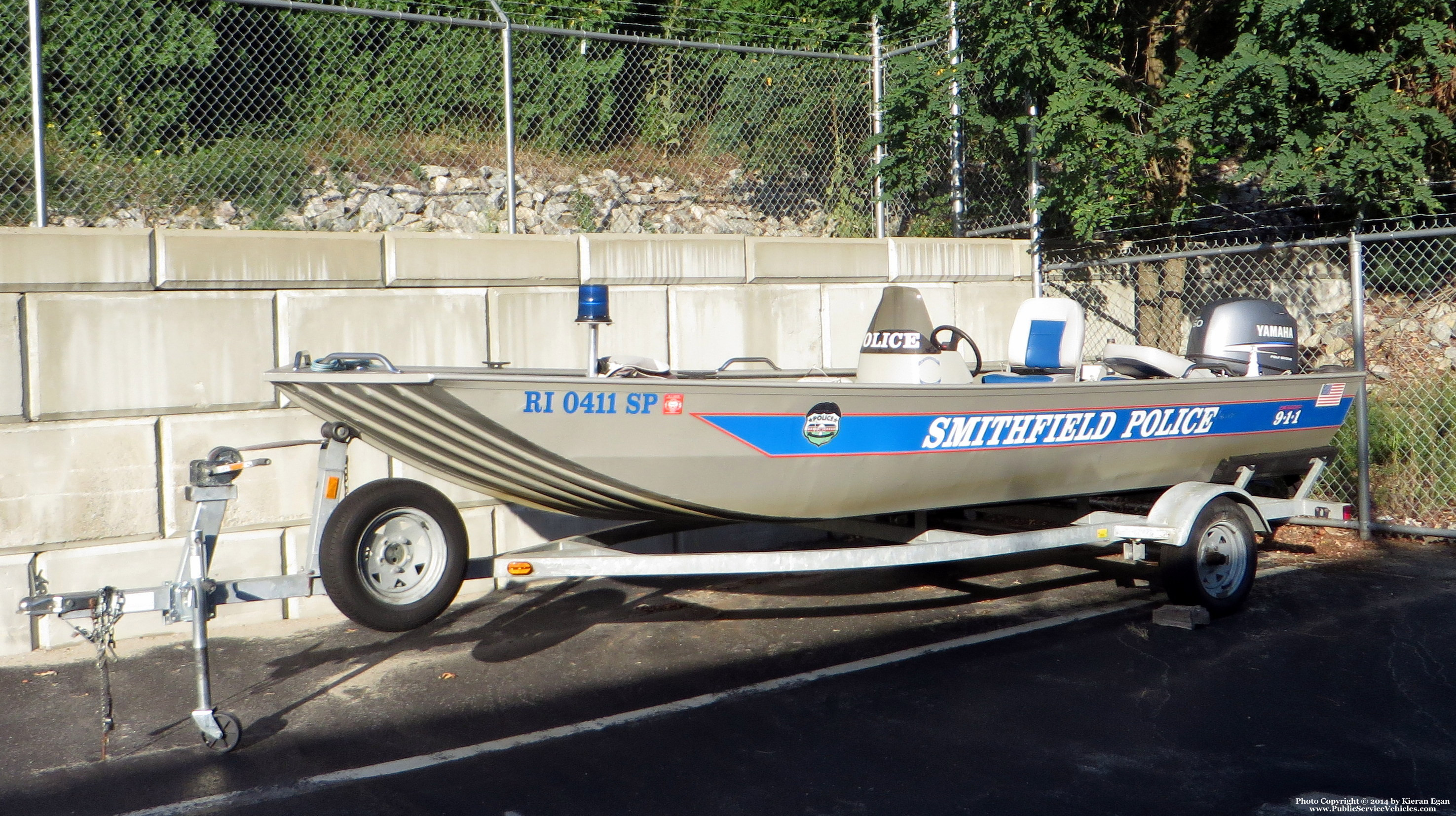 A photo  of Smithfield Police
            Boat, a 1990-2014 Marine Unit             taken by Kieran Egan