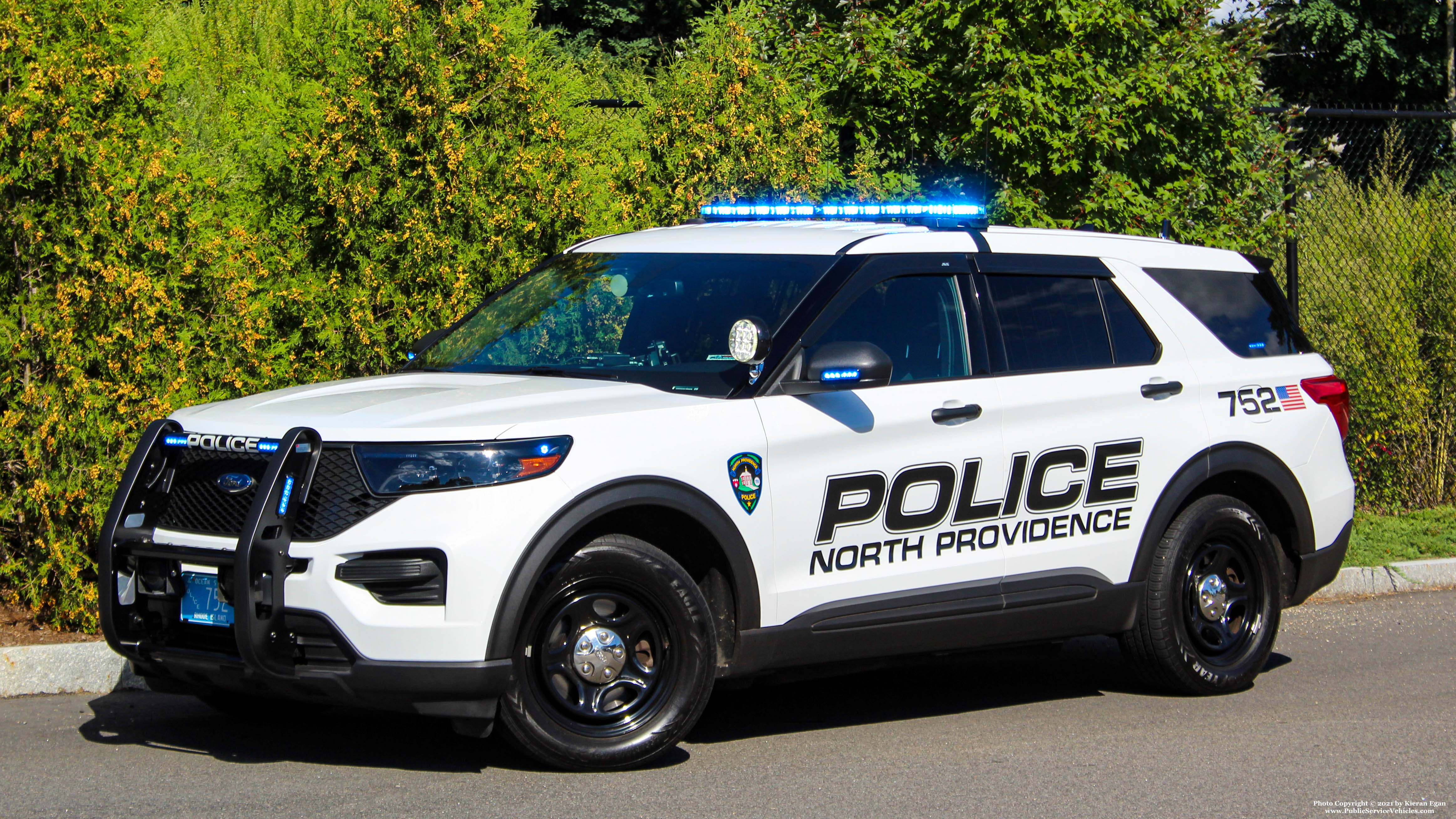 A photo  of North Providence Police
            Cruiser 752, a 2020 Ford Police Interceptor Utility             taken by Kieran Egan
