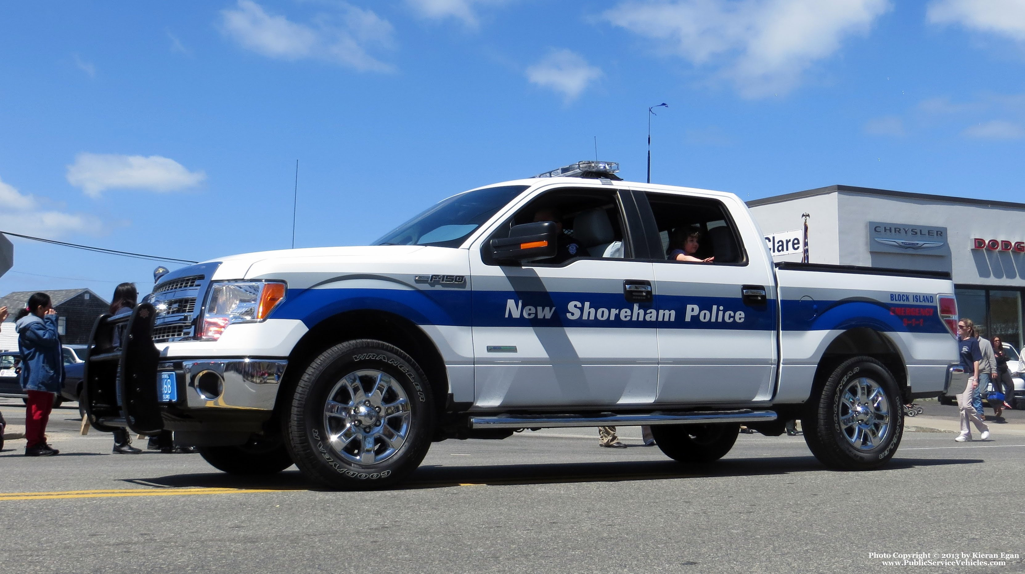 A photo  of New Shoreham Police
            Cruiser 468, a 2009-2013 Ford F-150             taken by Kieran Egan