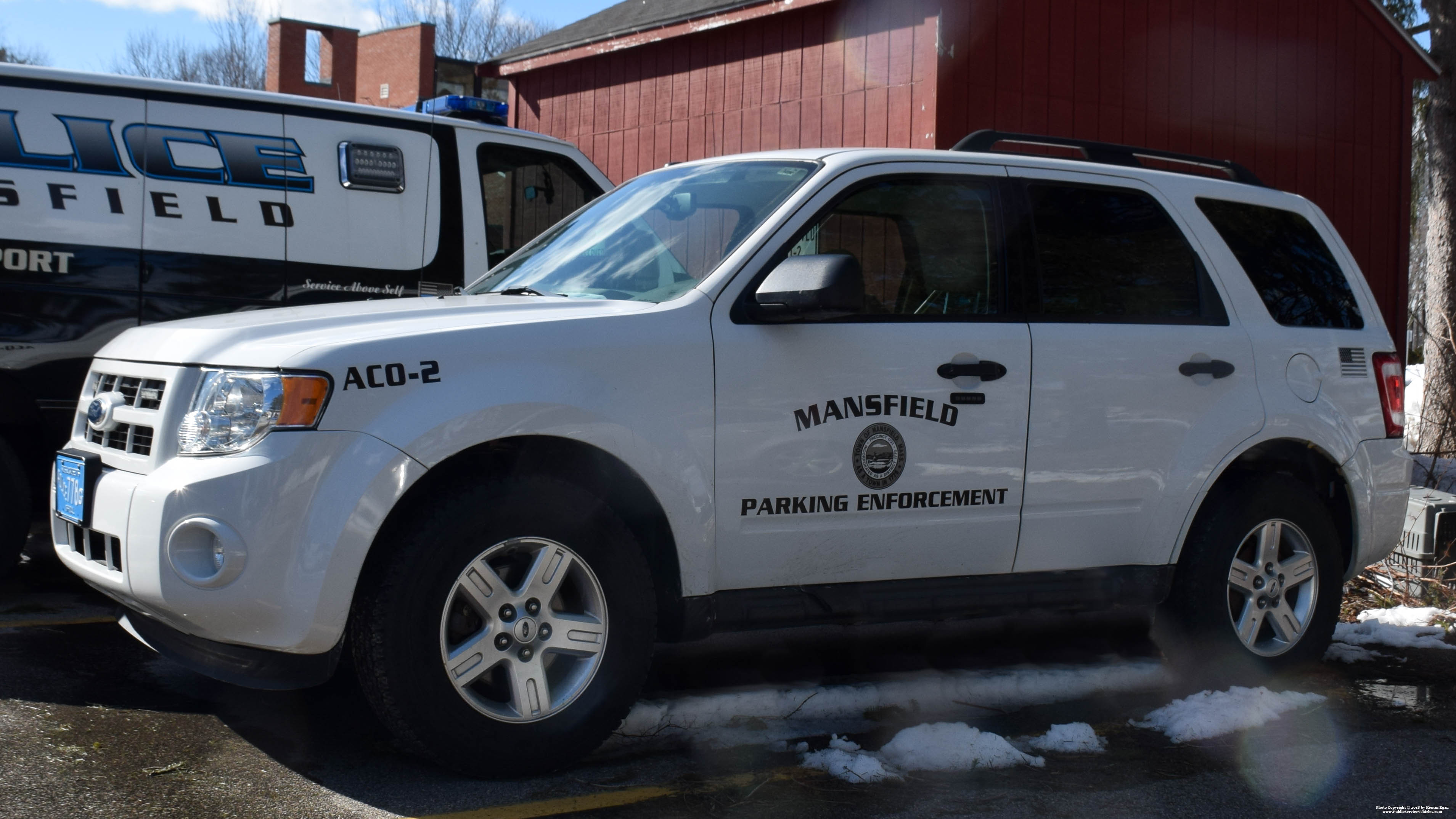 A photo  of Mansfield Police
            ACO-2, a 2012 Ford Escape             taken by Kieran Egan