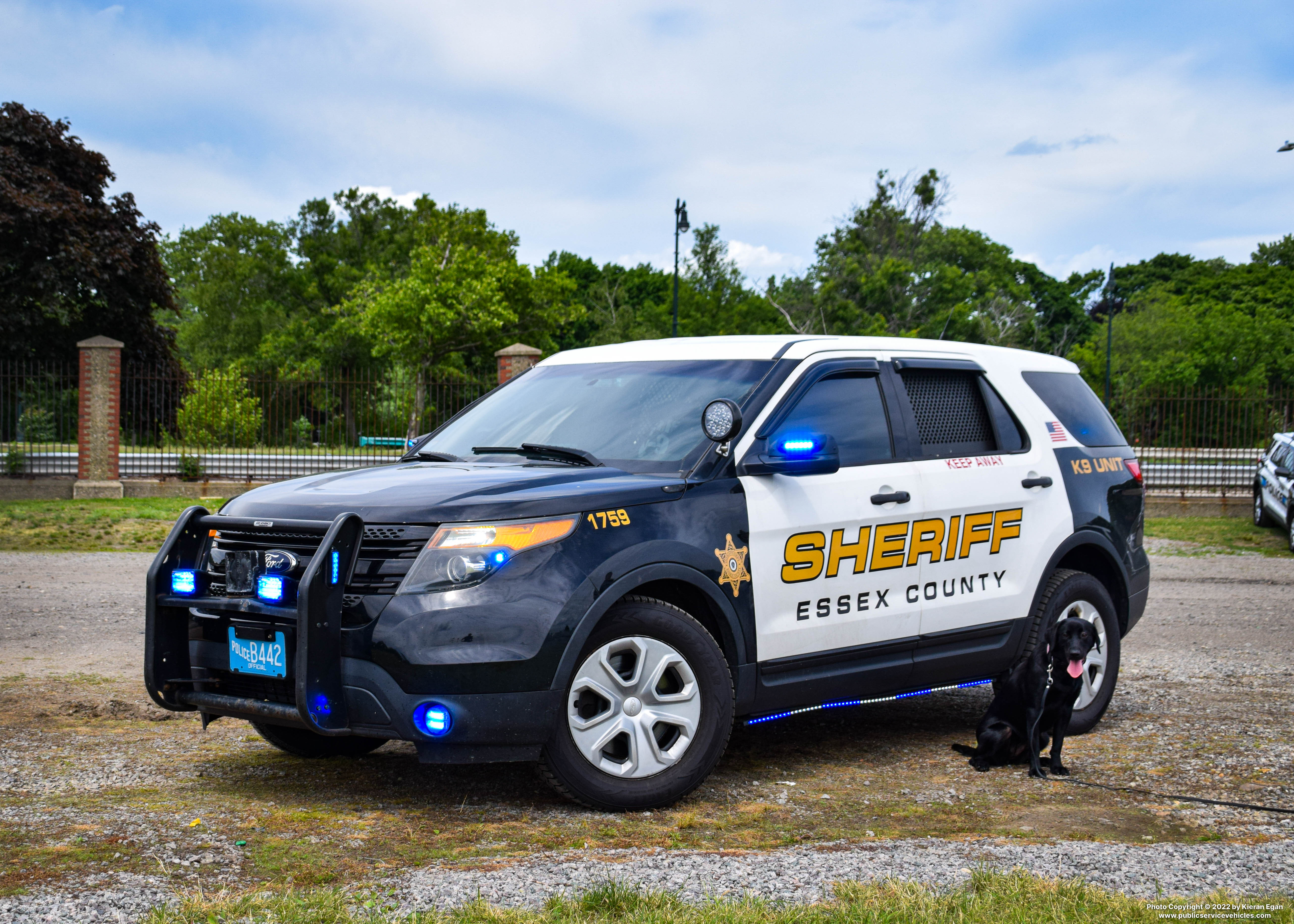 A photo  of Essex County Sheriff
            Cruiser 1759, a 2014 Ford Police Interceptor Utility             taken by Kieran Egan