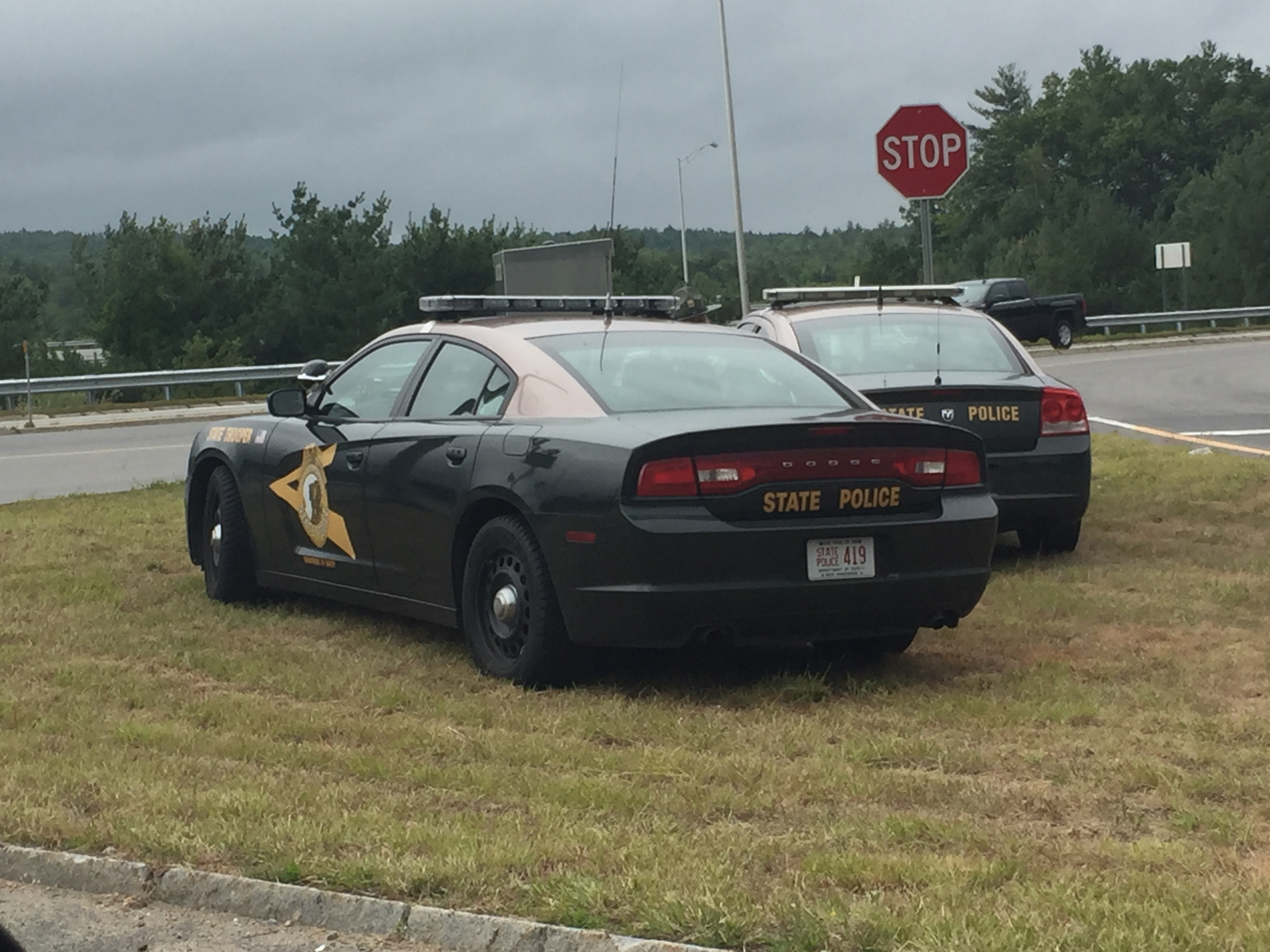 A photo  of New Hampshire State Police
            Cruiser 419, a 2014 Dodge Charger             taken by @riemergencyvehicles