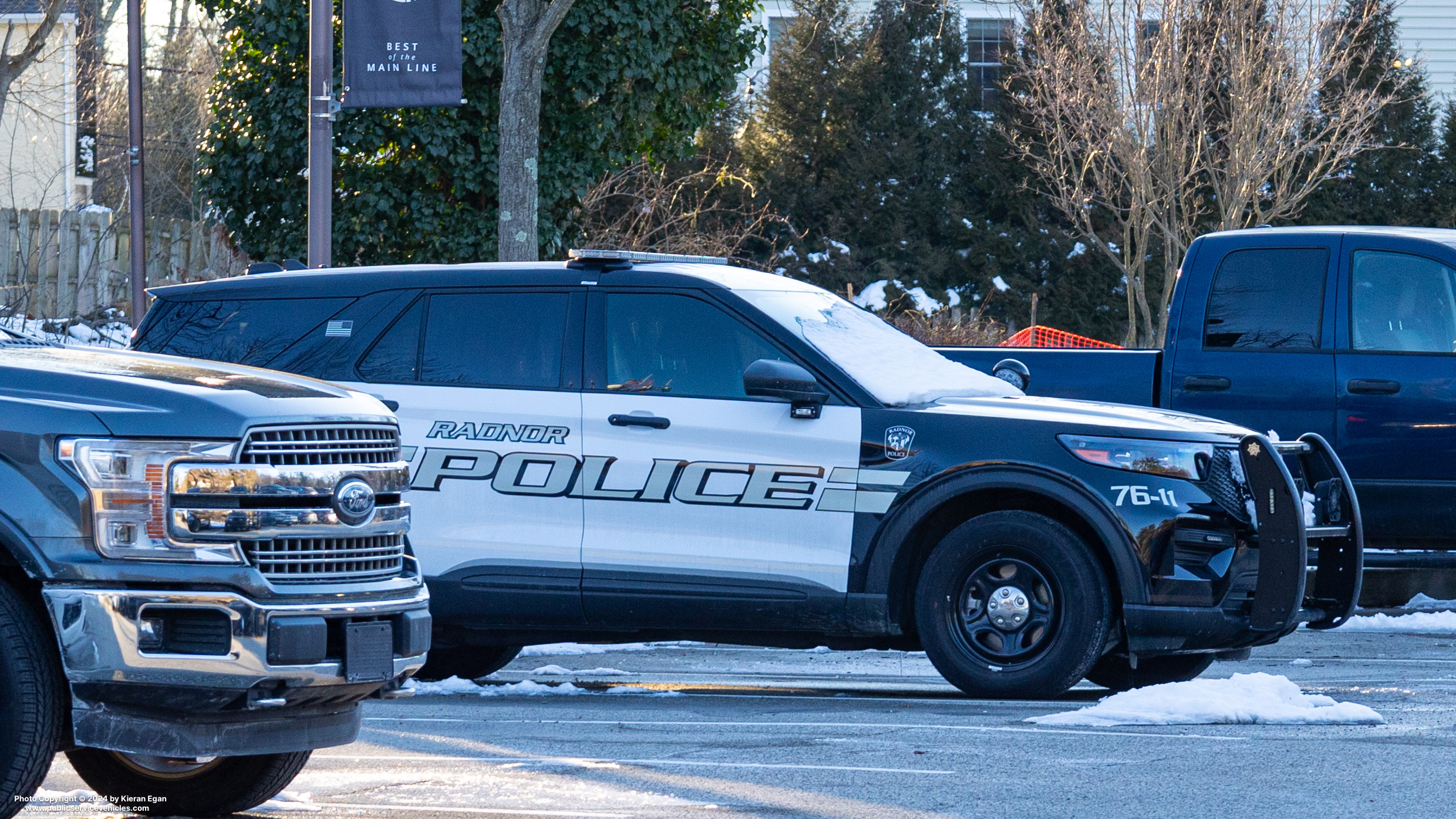 A photo  of Radnor Township Police
            Cruiser 76-11, a 2020-2023 Ford Police Interceptor Utility             taken by Kieran Egan
