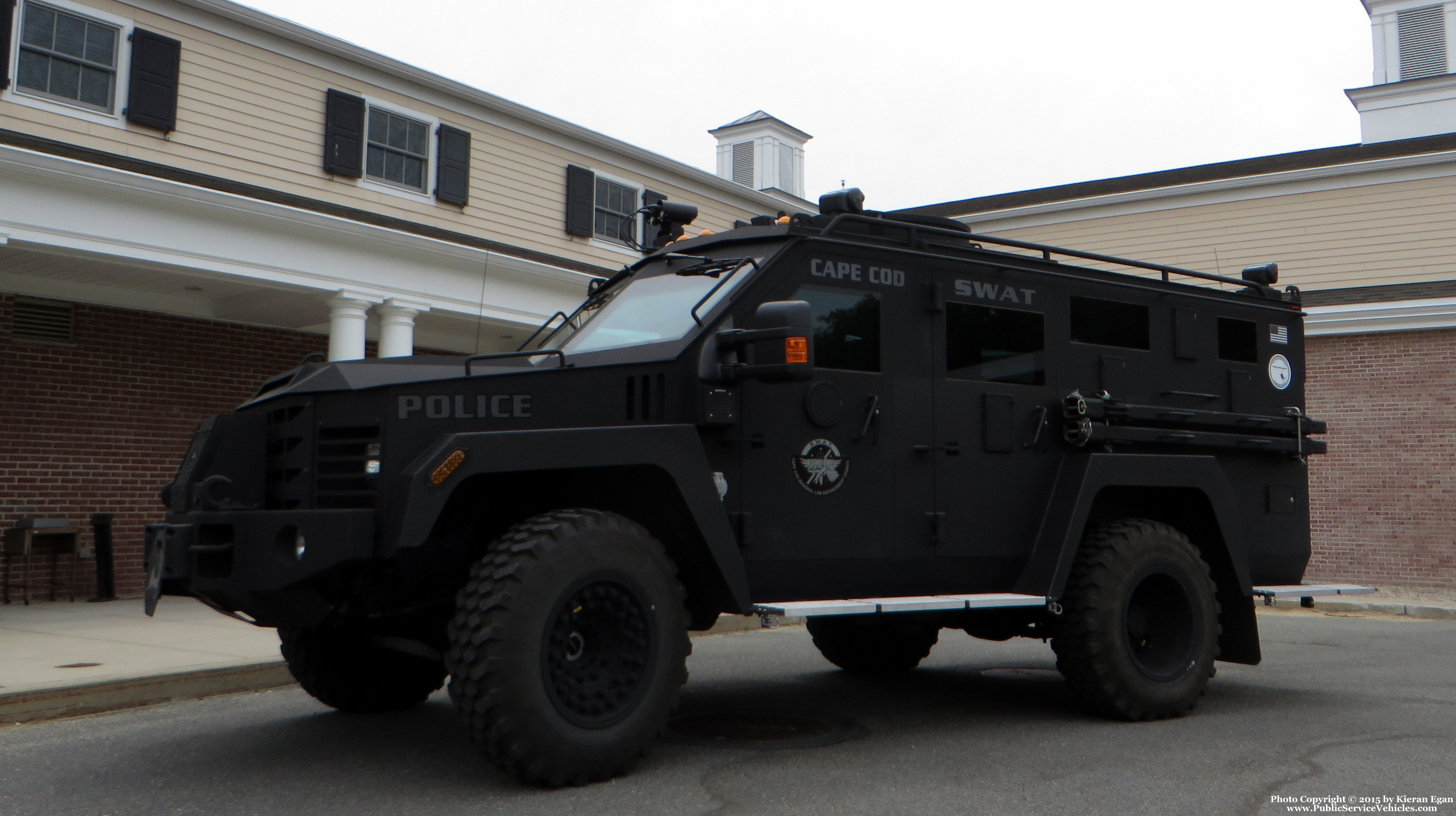 A photo  of Cape Cod Regional Law Enforcement Council
            BearCat, a 2000-2012 Lenco BearCat             taken by Kieran Egan