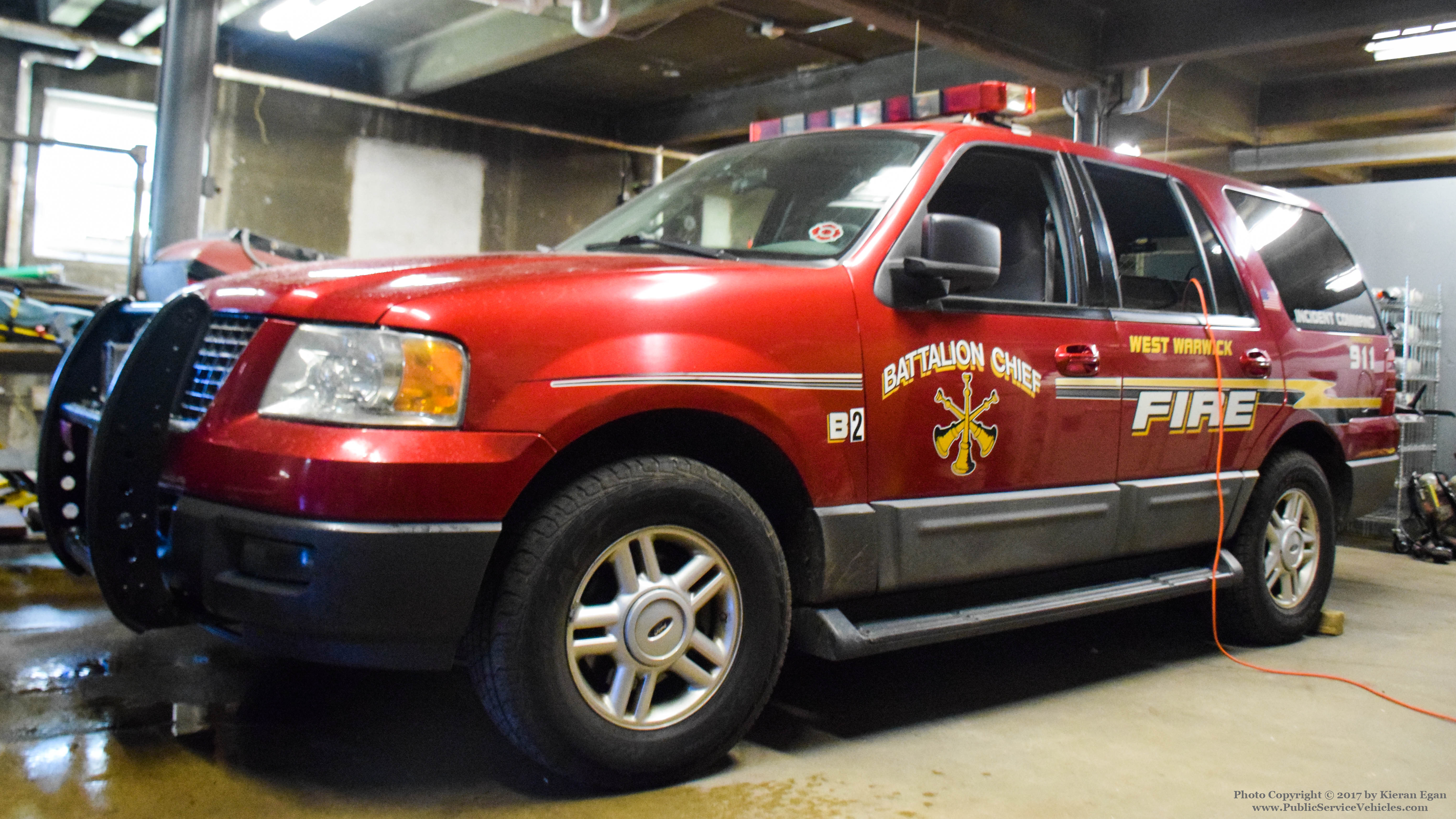 A photo  of West Warwick Fire
            Battalion 2, a 2003-2006 Ford Expedition             taken by Kieran Egan
